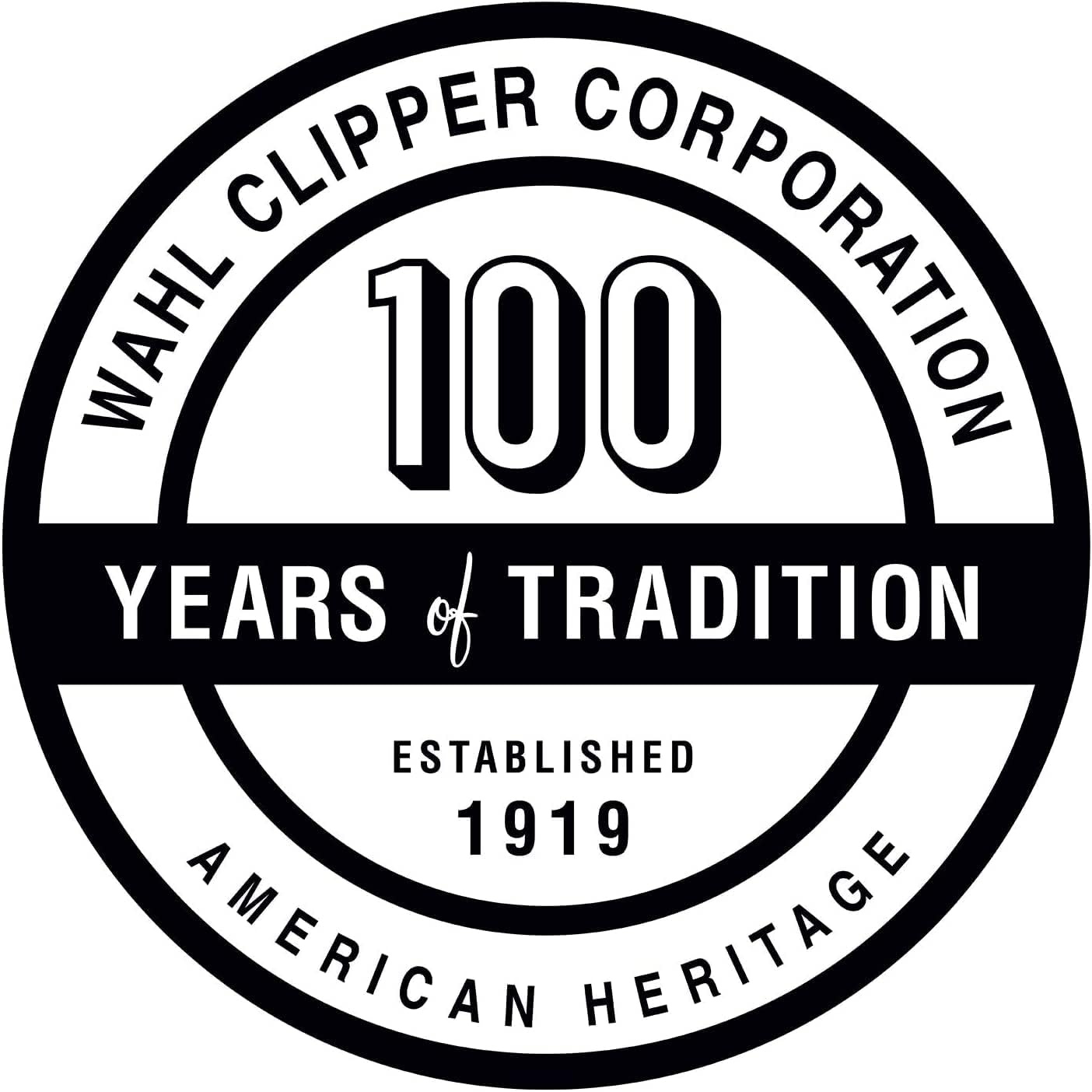 imageWAHL Professional Animal Stainless Steel Attachment Guide Comb Detachable Blade Pet Clippers 5 18 Inch Cut Length 3371100 RedOrange