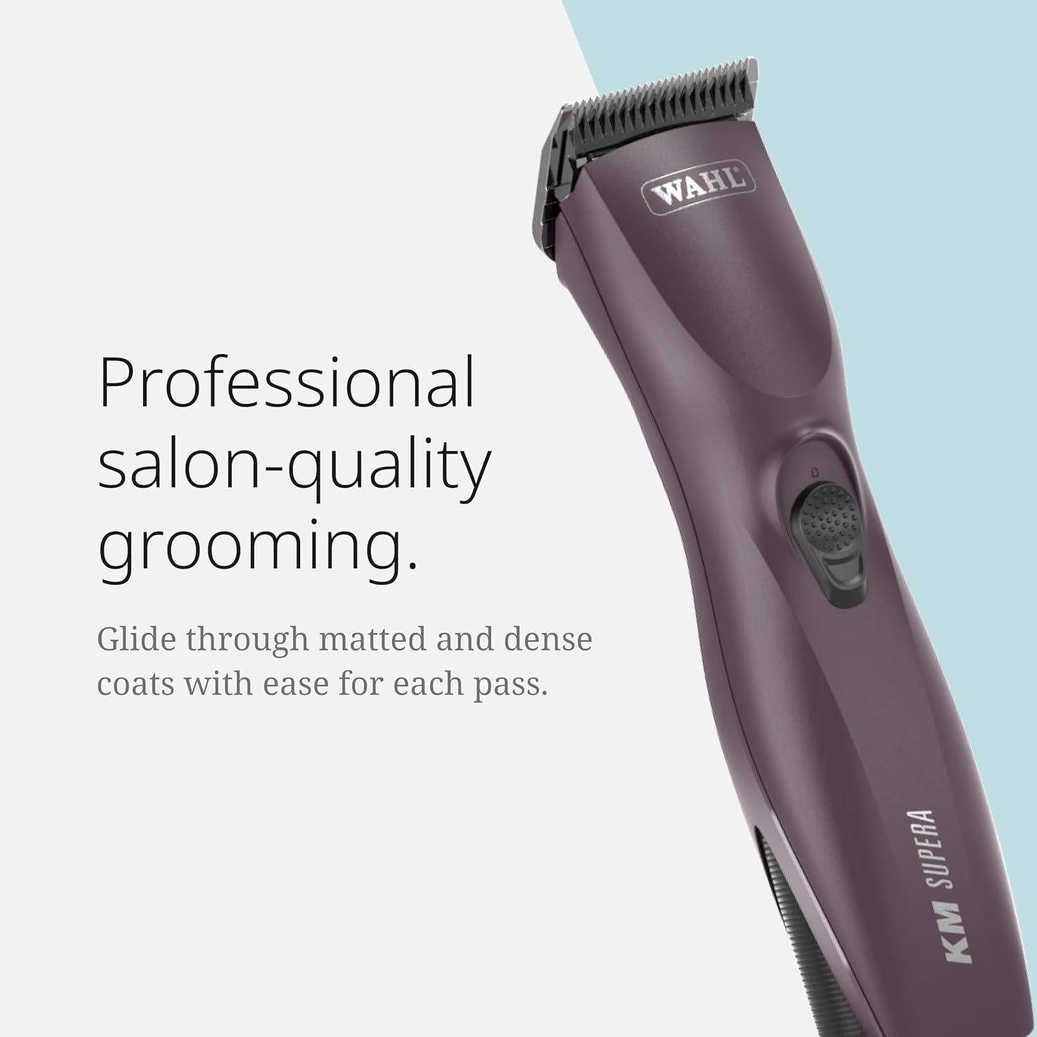 imageWahl Pro Animal KM Supera Cordless Pet Clipper and Stainless Steel Attachment Guide Comb Set