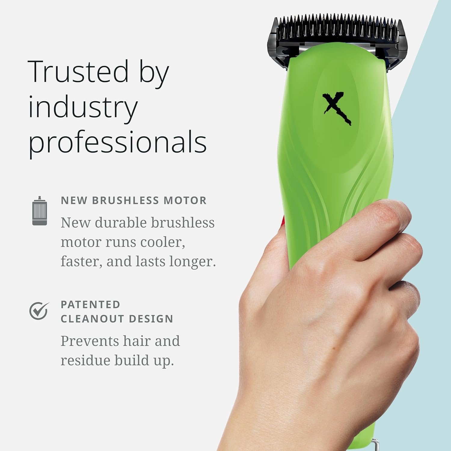 imageWahl Pro Animal KMX CordCordless Clipper Competition Series Animal Grooming Clipper for Animal Fitting amp Show Prep Comes with Large Charging Cord and Quick Charge Capability