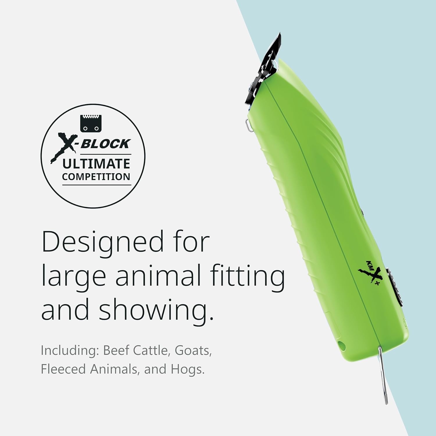 imageWahl Pro Animal KMX CordCordless Clipper Competition Series Animal Grooming Clipper for Animal Fitting amp Show Prep Comes with Large Charging Cord and Quick Charge Capability
