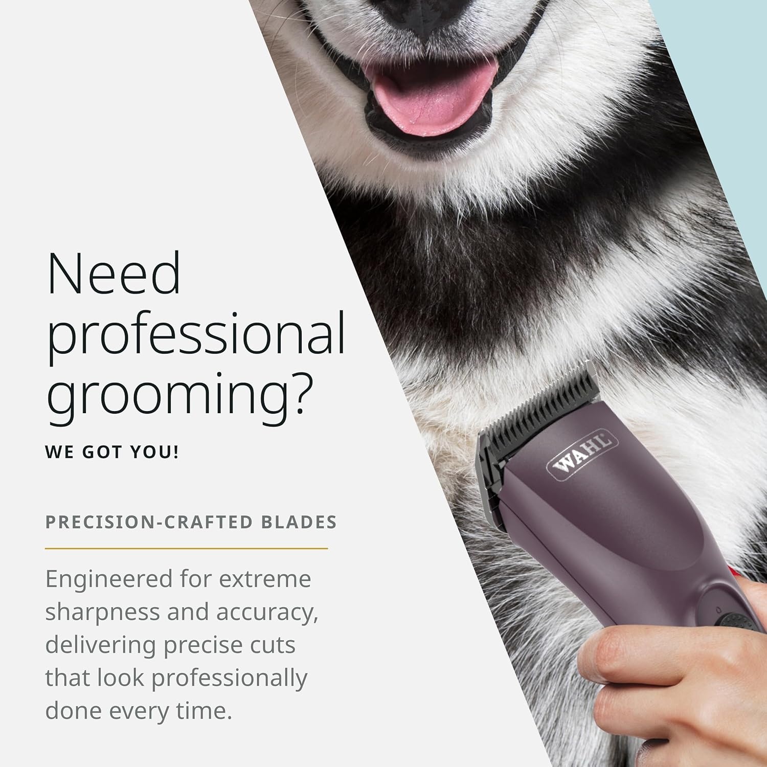 imageWahl Pro Animal Wide Prime Series Blades Professional Fine Tooth Pet Clipper for Horse Cat amp Dog Grooming Made from HighCarbon Steel 10W 15mm10