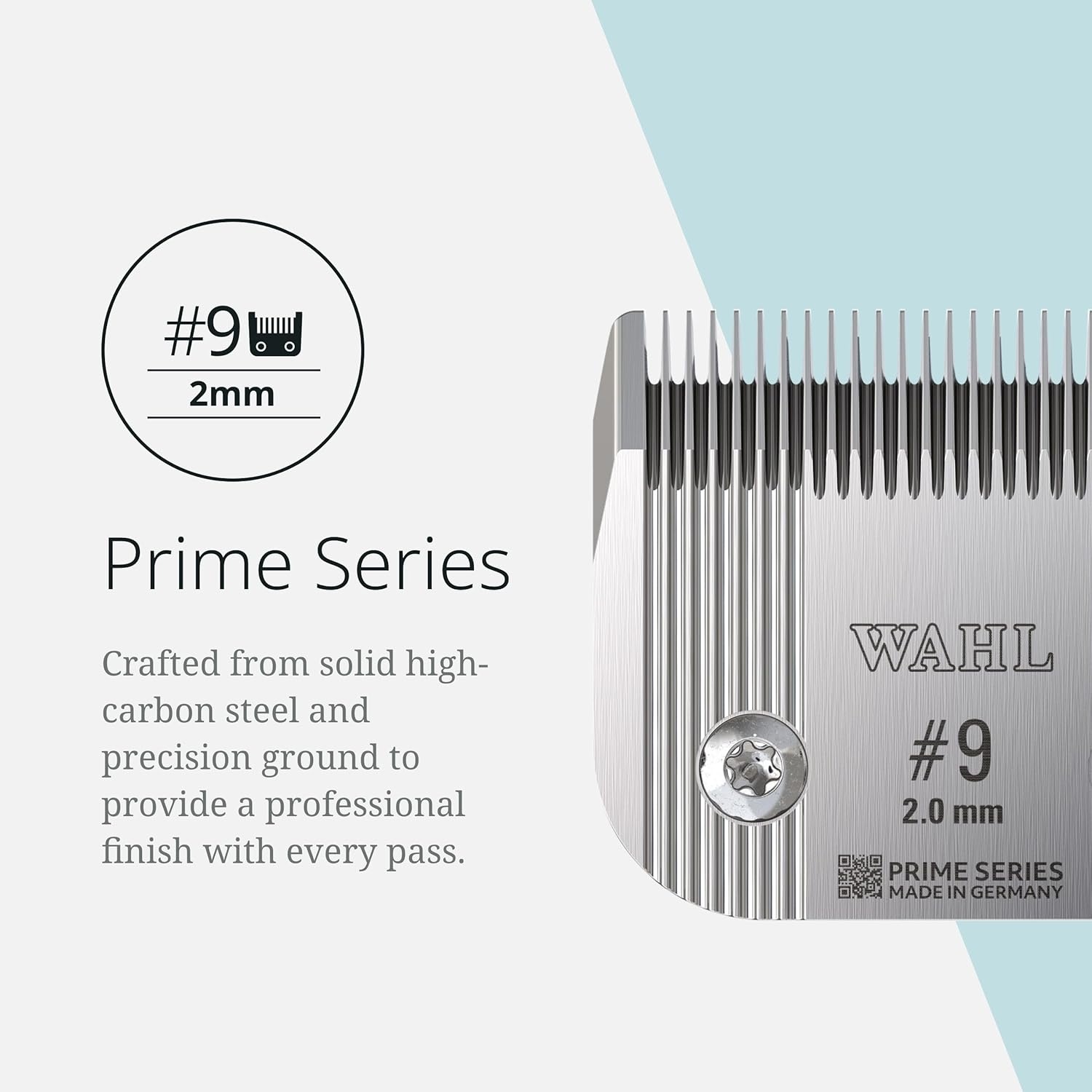 imageWahl Pro Animal Wide Prime Series Blades Professional Fine Tooth Pet Clipper for Horse Cat amp Dog Grooming Made from HighCarbon Steel 10W 15mm9