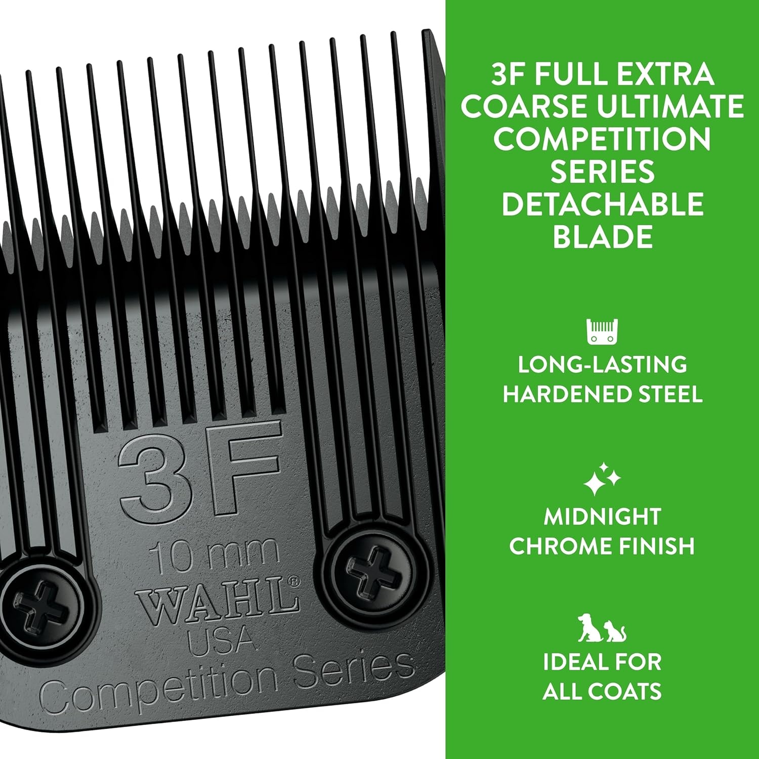 imageWahl Professional Animal 30 Fine Ultimate Competition Series Detachable Blade with 132Inch Cut Length 23555003F