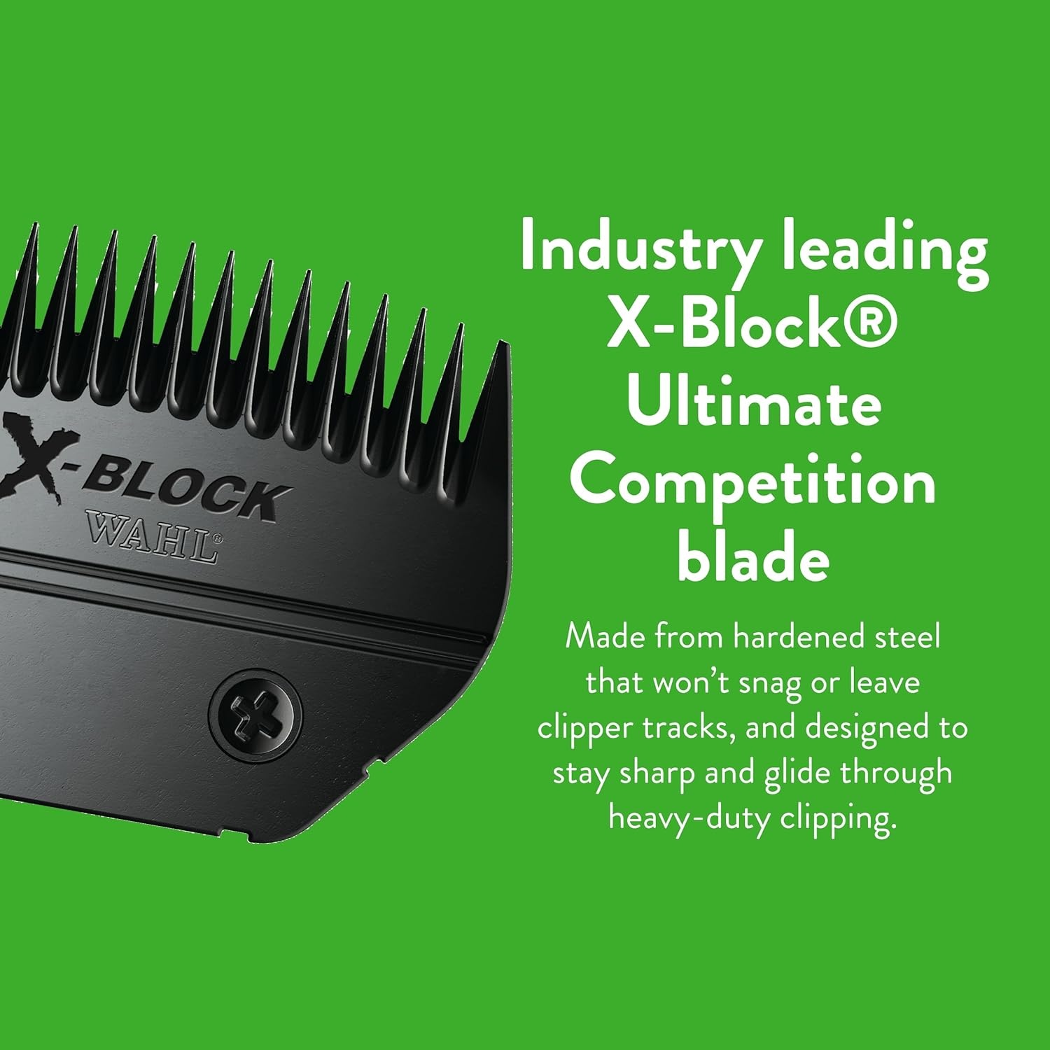 imageWahl Professional Animal 30 Fine Ultimate Competition Series Detachable Blade with 132Inch Cut Length 2355500XBlock