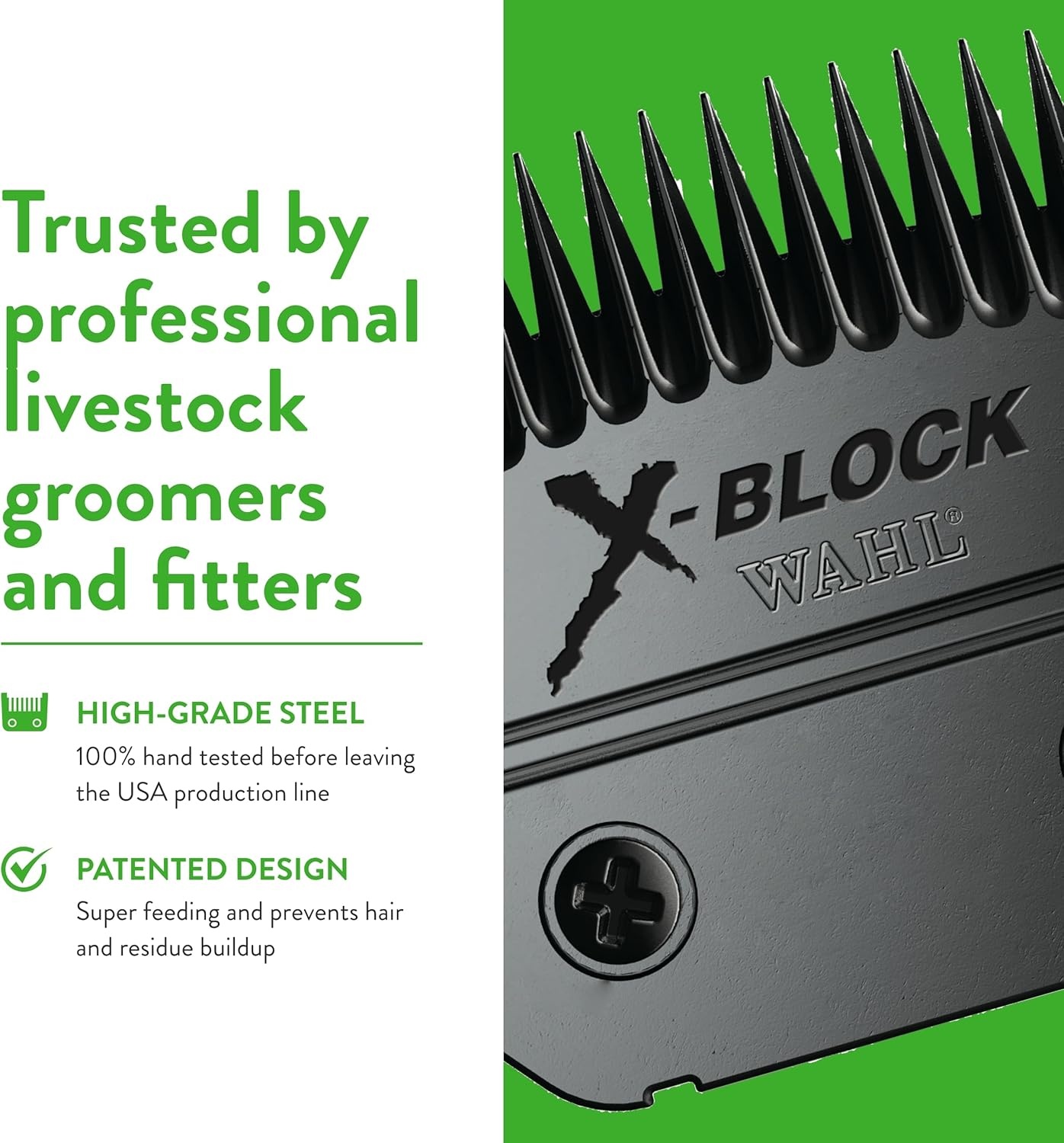 imageWahl Professional Animal 30 Fine Ultimate Competition Series Detachable Blade with 132Inch Cut Length 2355500XBlock