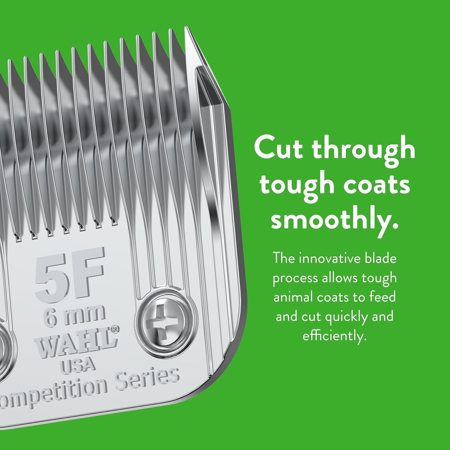 imageWahl Professional Animal 40 Surgical Competition Series Detachable Blade with 3128Inch Cut Length 2352100 Steel5F
