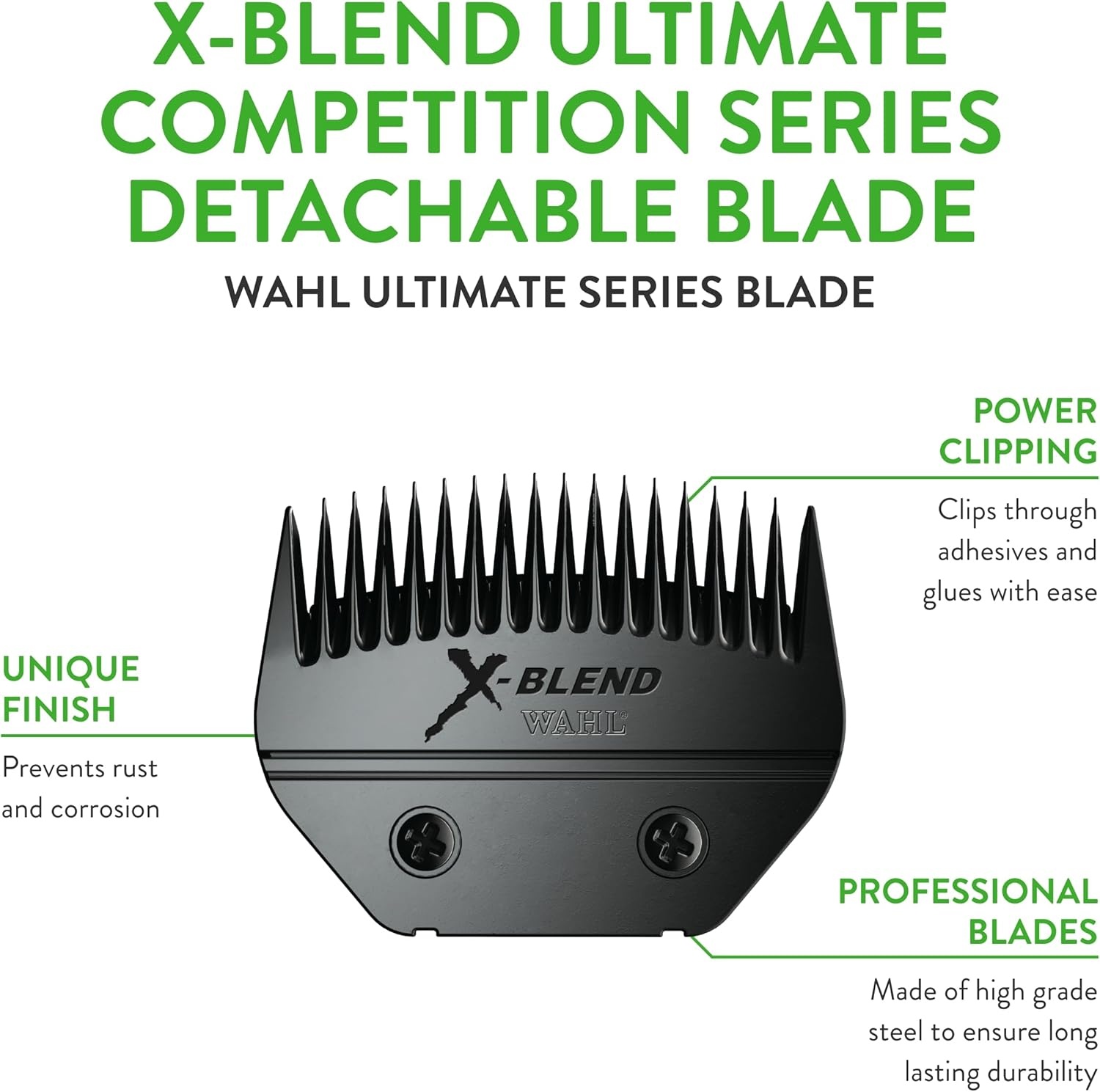 imageWahl Professional Animal 40 Surgical Ultimate Competition Series Detachable Blade with 3128Inch Cut Length 2352500XBlend