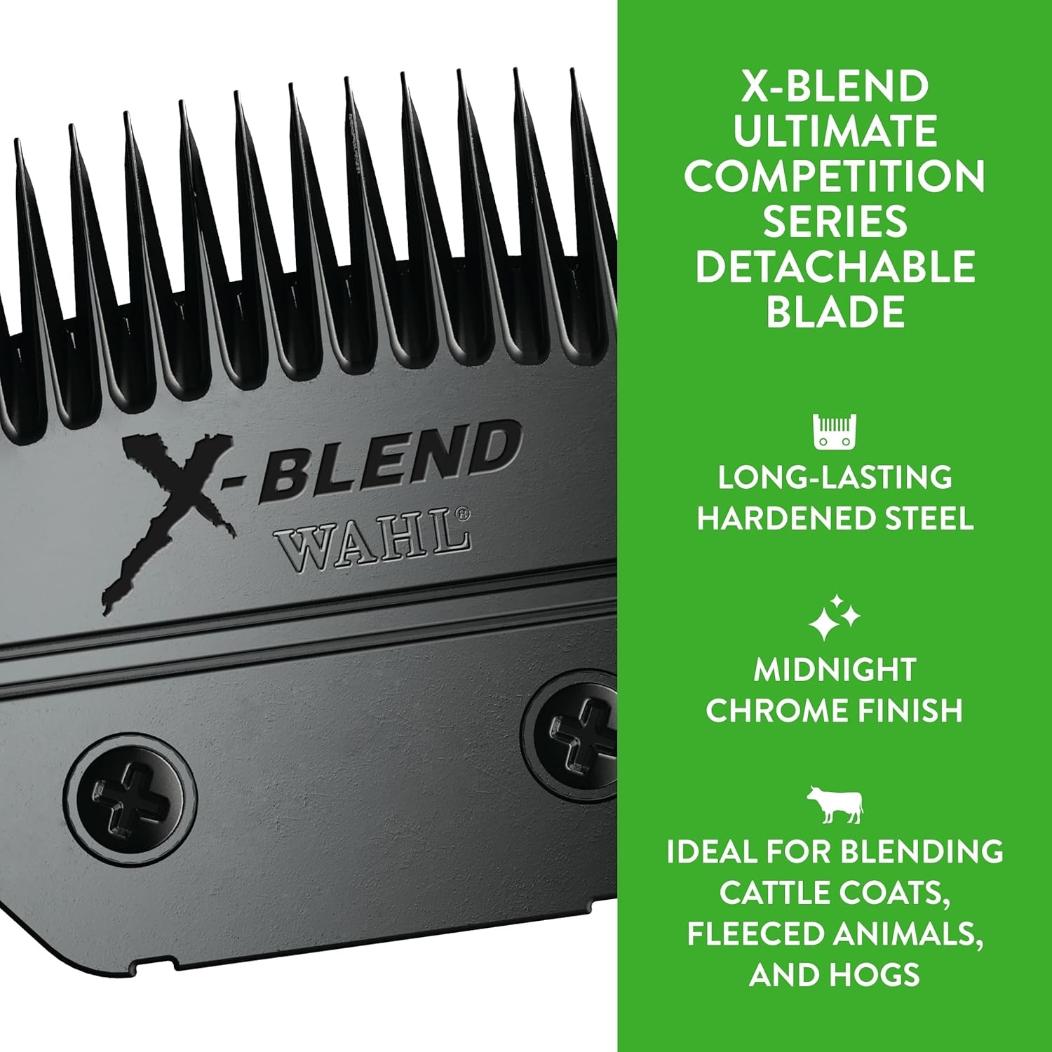 imageWahl Professional Animal 40 Surgical Ultimate Competition Series Detachable Blade with 3128Inch Cut Length 2352500XBlend