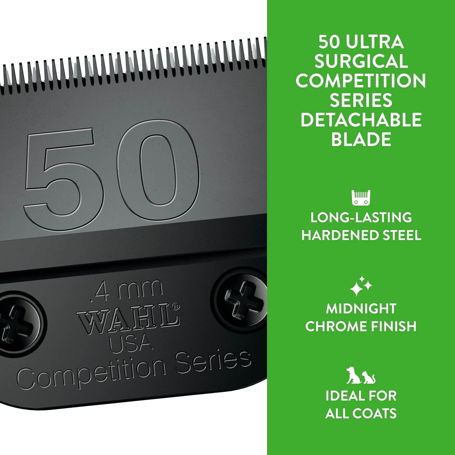 imageWahl Professional Animal 7F Full Medium Ultimate Competition Series Detachable Blade with 425Inch Cut Length 236850050