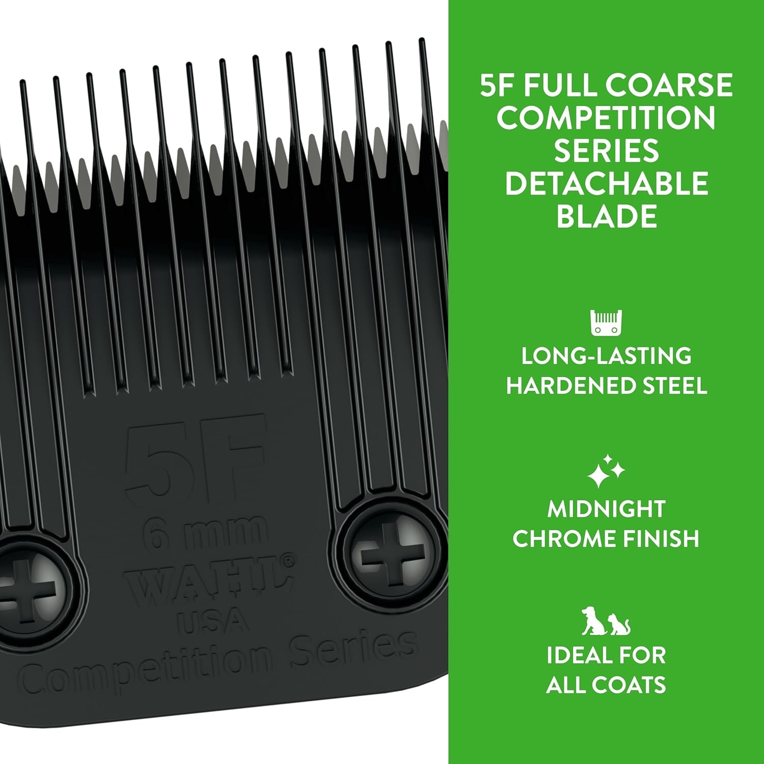 imageWahl Professional Animal 7F Full Medium Ultimate Competition Series Detachable Blade with 425Inch Cut Length 23685005F