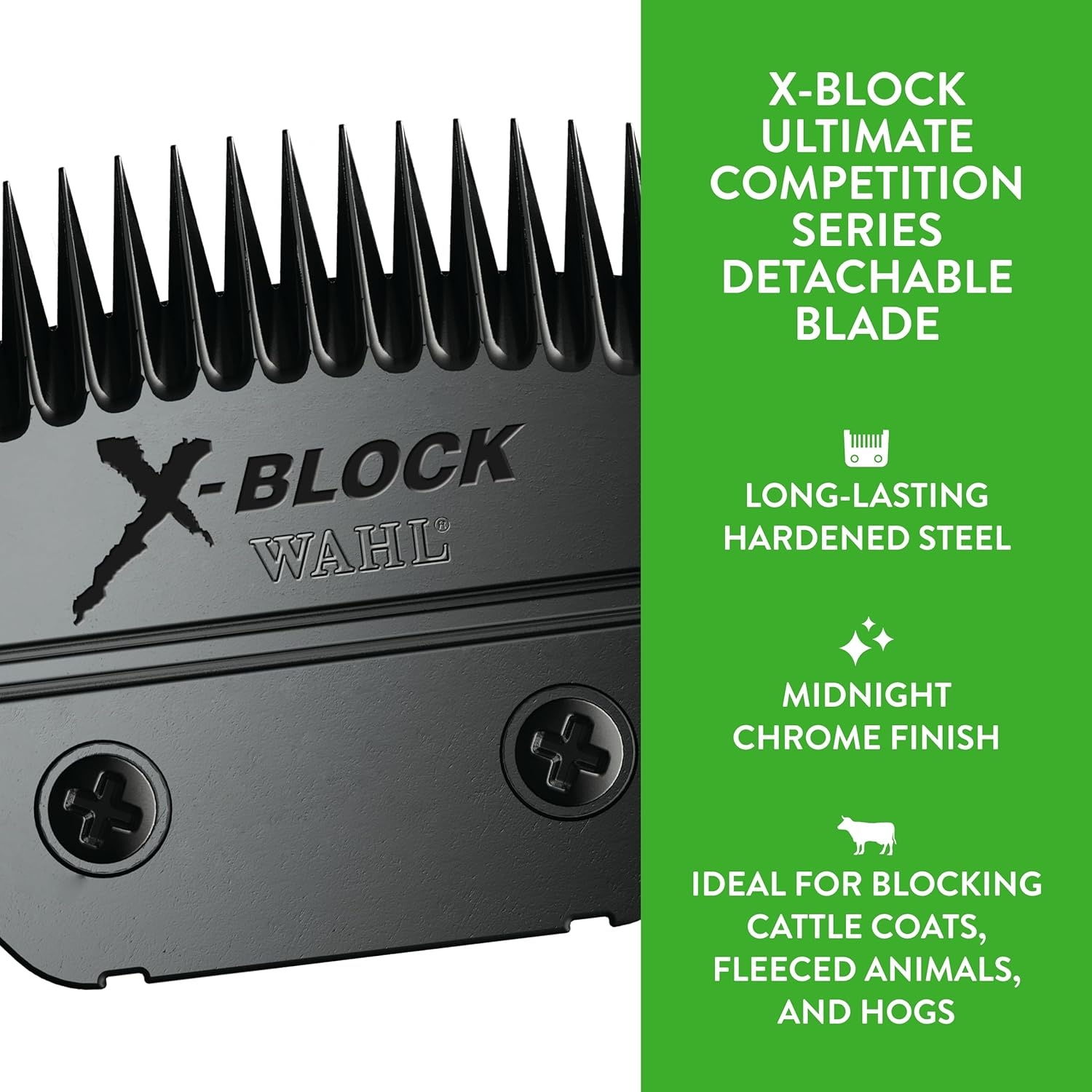 imageWahl Professional Animal 7F Full Medium Ultimate Competition Series Detachable Blade with 425Inch Cut Length 2368500XBlock