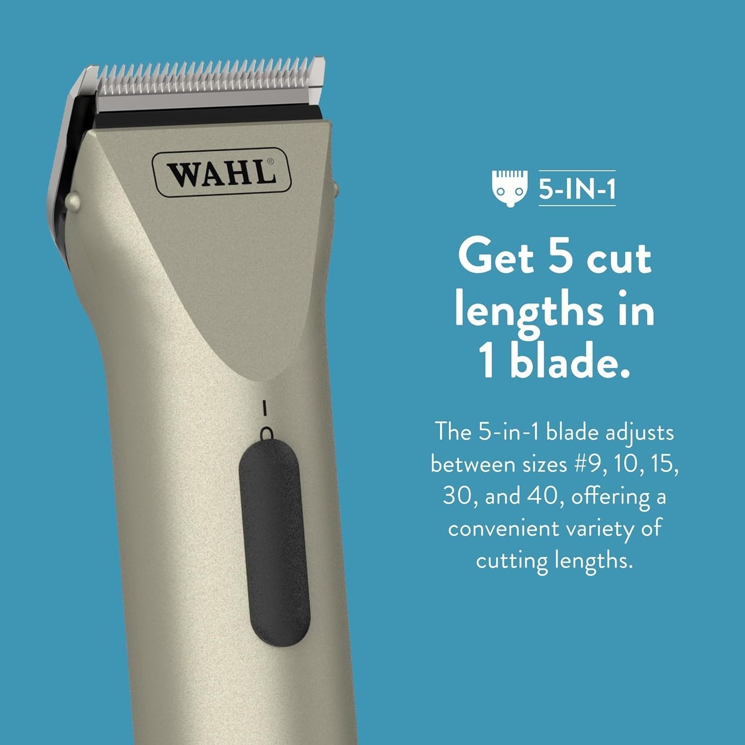 imageWahl Professional Animal Arco Pet Dog Cat and Horse Cordless Clipper Kit Champagne 8786452Champagne