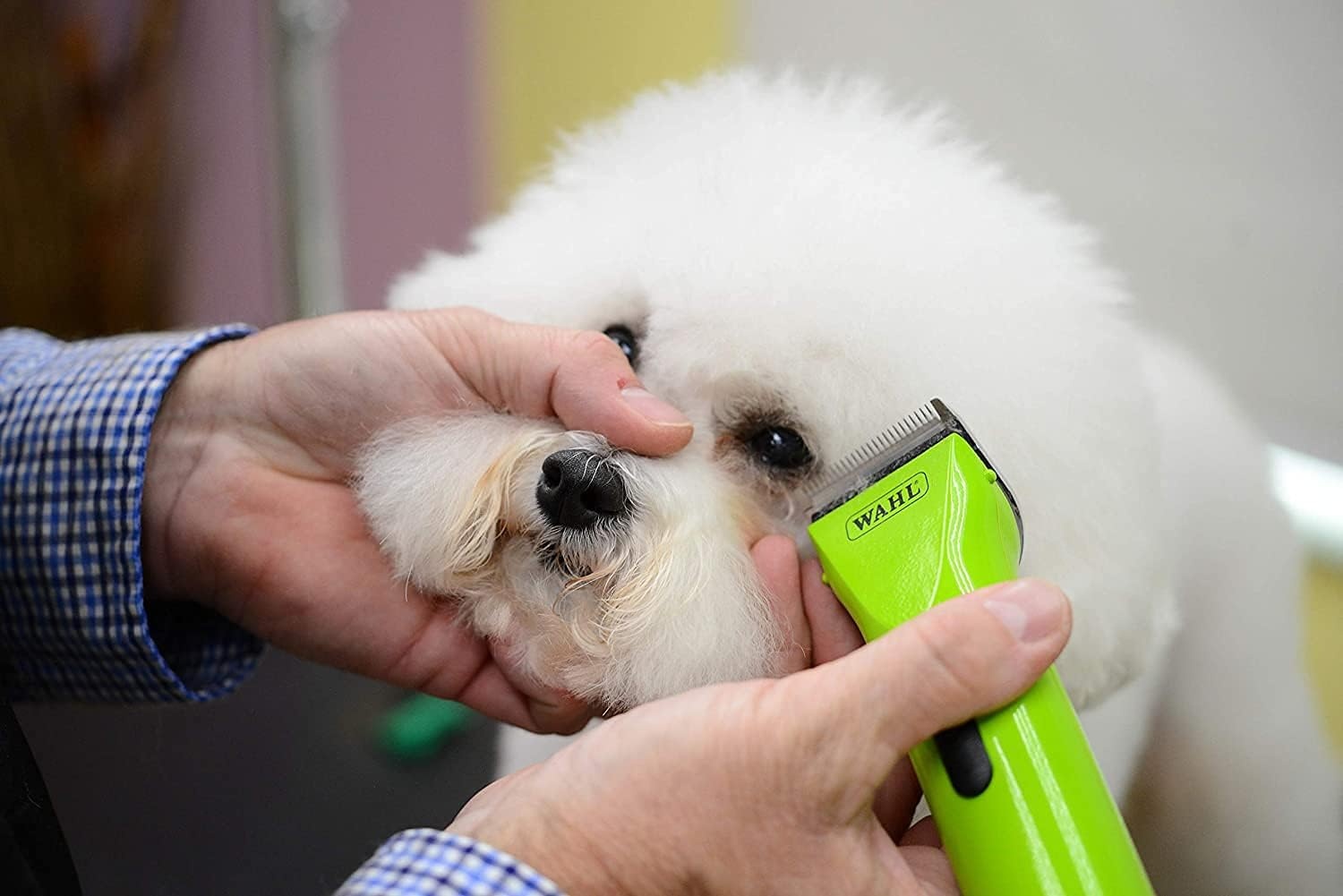 imageWahl Professional Animal Arco Pet Dog Cat and Horse Cordless Clipper Kit Champagne 8786452Green Apple