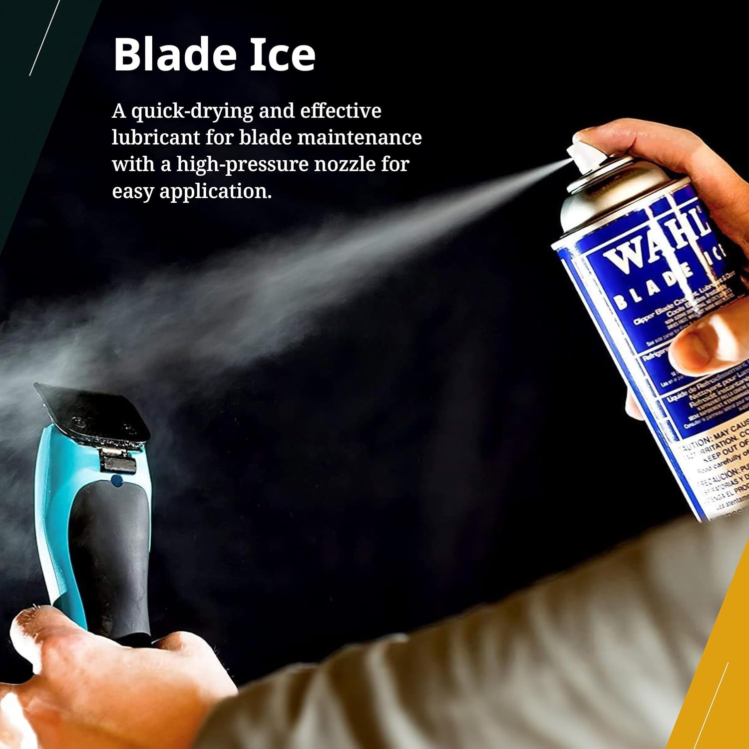 imageWahl Professional Blade Ice Spray Blade Coolant Instant Cooling Lubricant and Cleaner for Clippers and Trimmers 14 Fl Oz