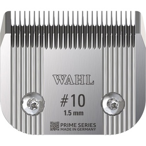 Wahl Pro Animal Wide Prime Series Blades – Professional Fine Tooth Pet Clipper for Horse, Cat & Dog Grooming – Made from High-Carbon Steel – #10W, 1.5mm(#10)