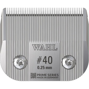 Wahl Pro Animal Wide Prime Series Blades – Professional Fine Tooth Pet Clipper for Horse, Cat & Dog Grooming – Made from High-Carbon Steel – #10W, 1.5mm(#40)