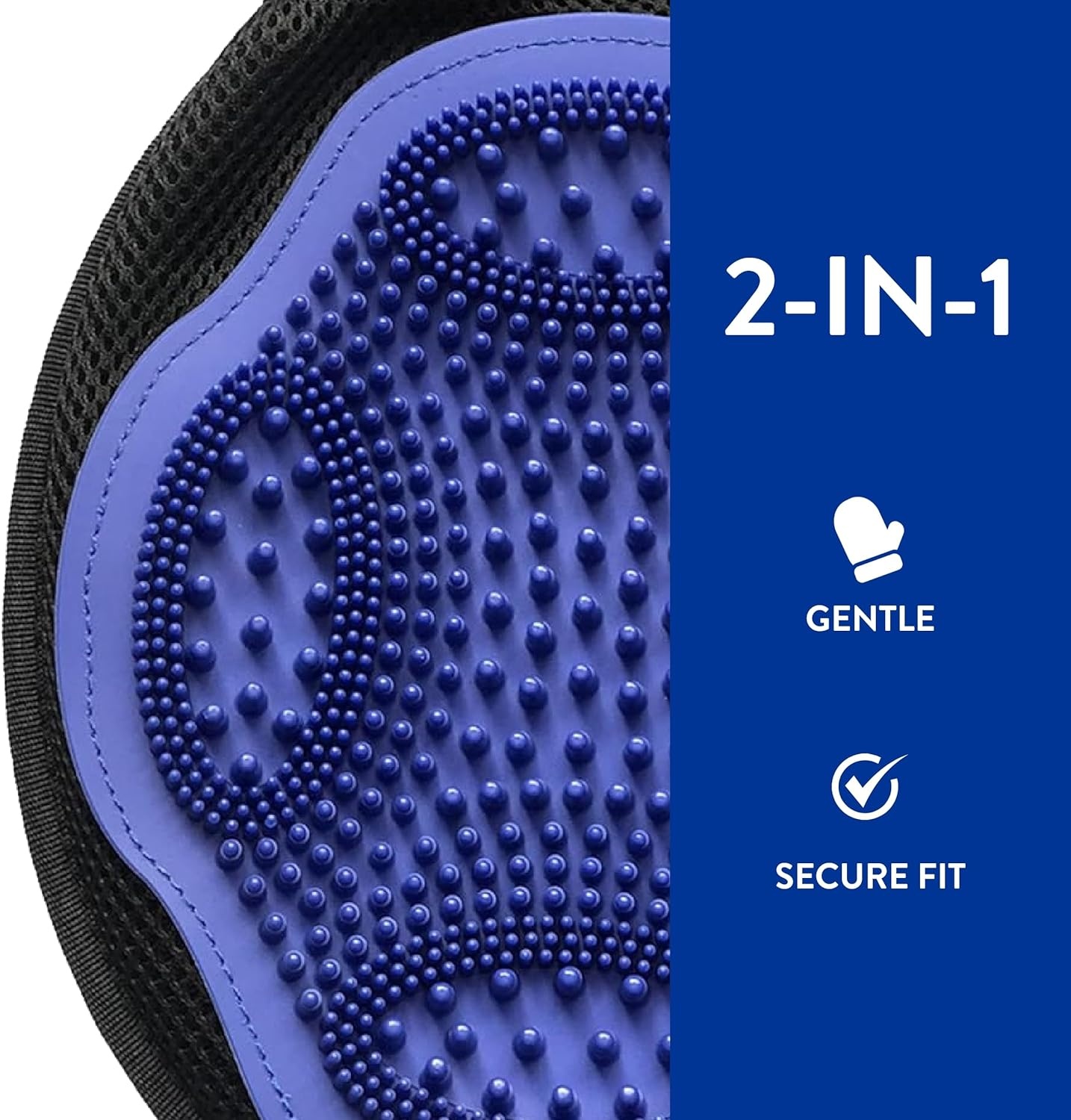 imageWAHL Professional Animal Equine Grooming Mitt Flexible Rubber Brush for Horse Care