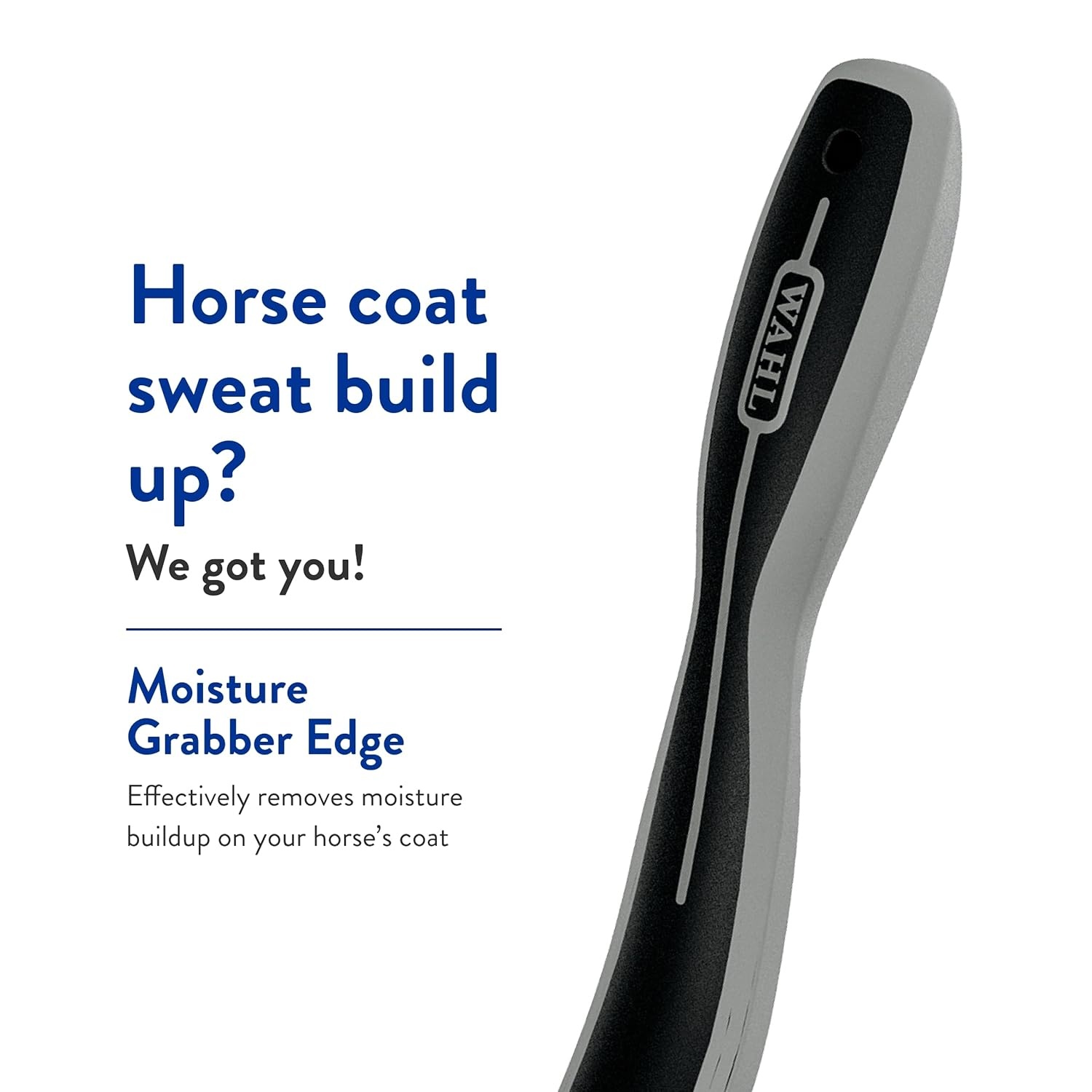 imageWAHL Professional Animal Equine Grooming Sweat Scraper Horse Tool BlackBlack