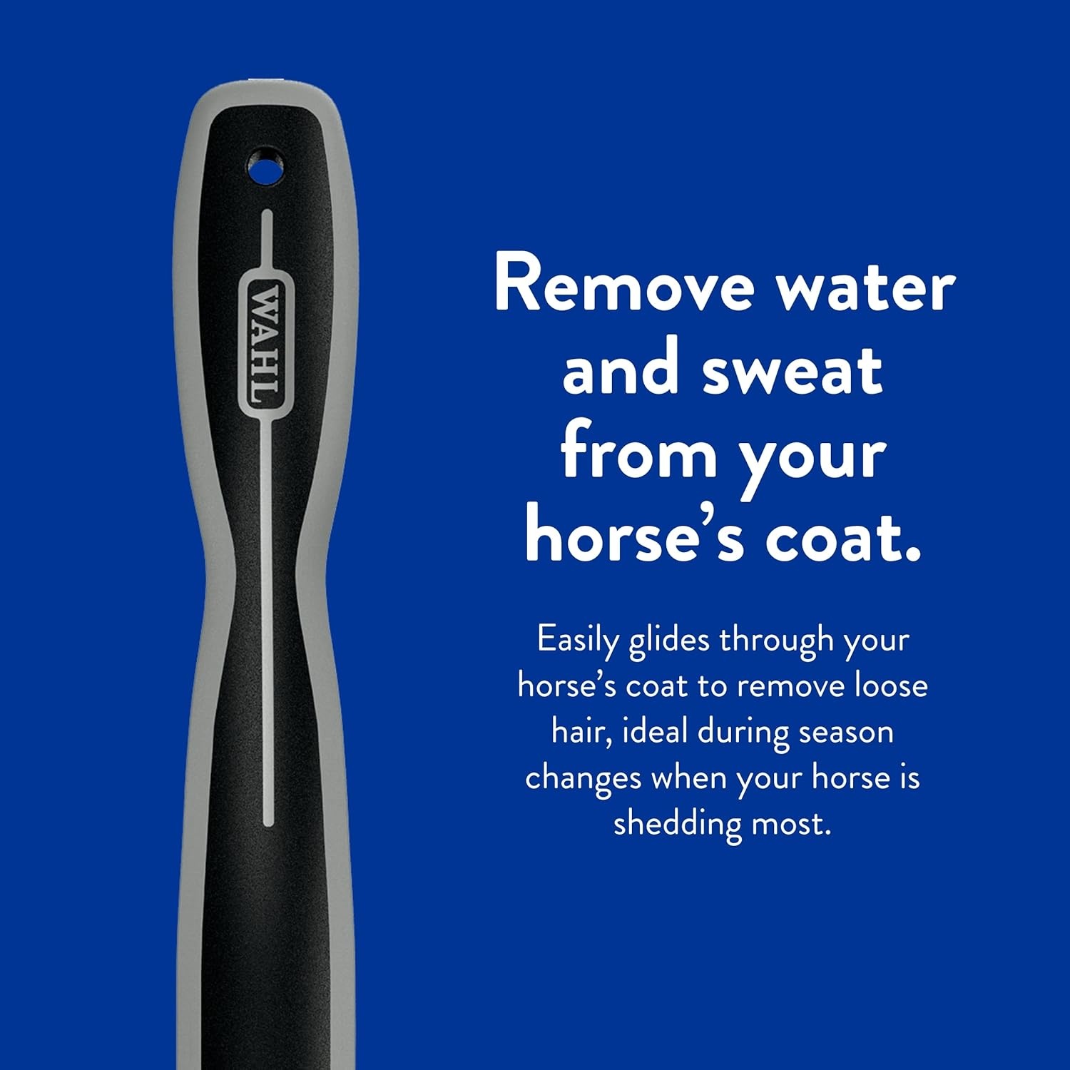 imageWAHL Professional Animal Equine Grooming Sweat Scraper Horse Tool BlackBlack