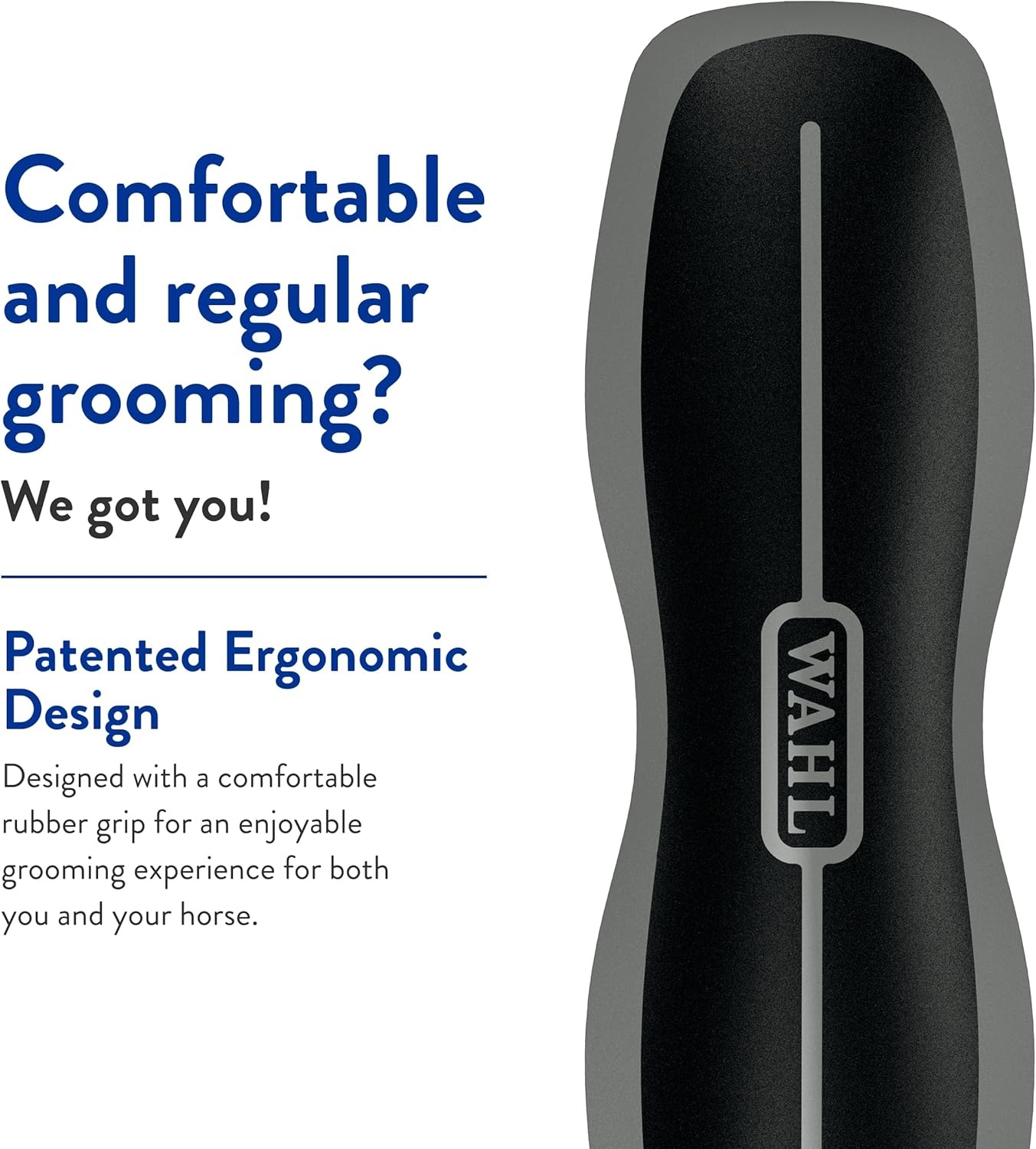 imageWAHL Professional Animal Equine Soft Body Horse Brush Black