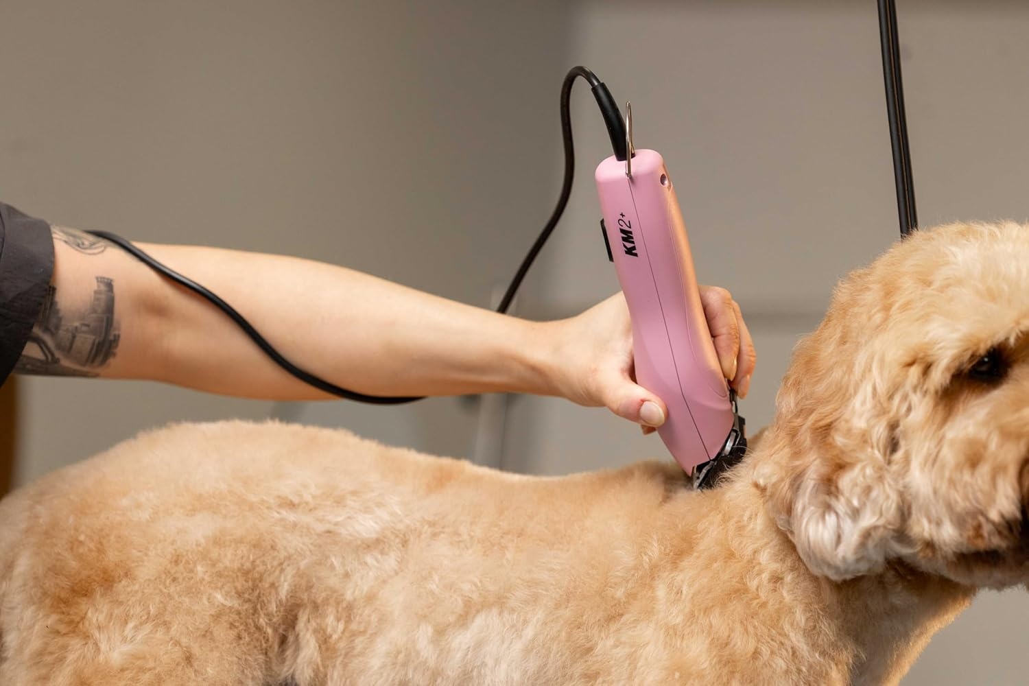 imageWahl Pro Animal KM2 Corded Clipper Pet Clippers for Cats Dogs amp Horses Premium Grooming Tools 2 Speeds amp 14Foot Cord Pink