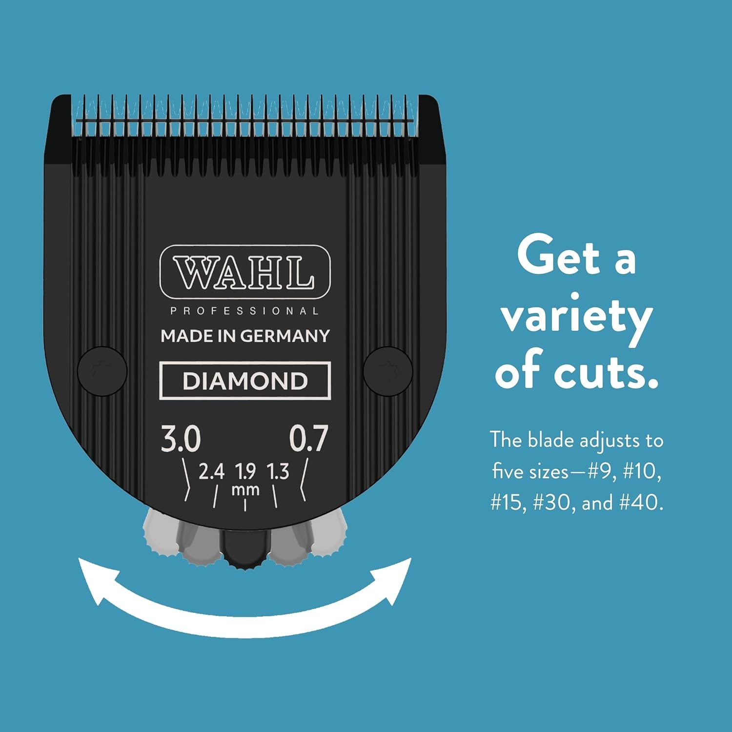 imageWahl Professional Animal 5in1 Diamond Blade Arco 5 Style Groom Bravura Chromado Creativa Figura and Motion Pet Dog and Horse Clippers 418547526Black