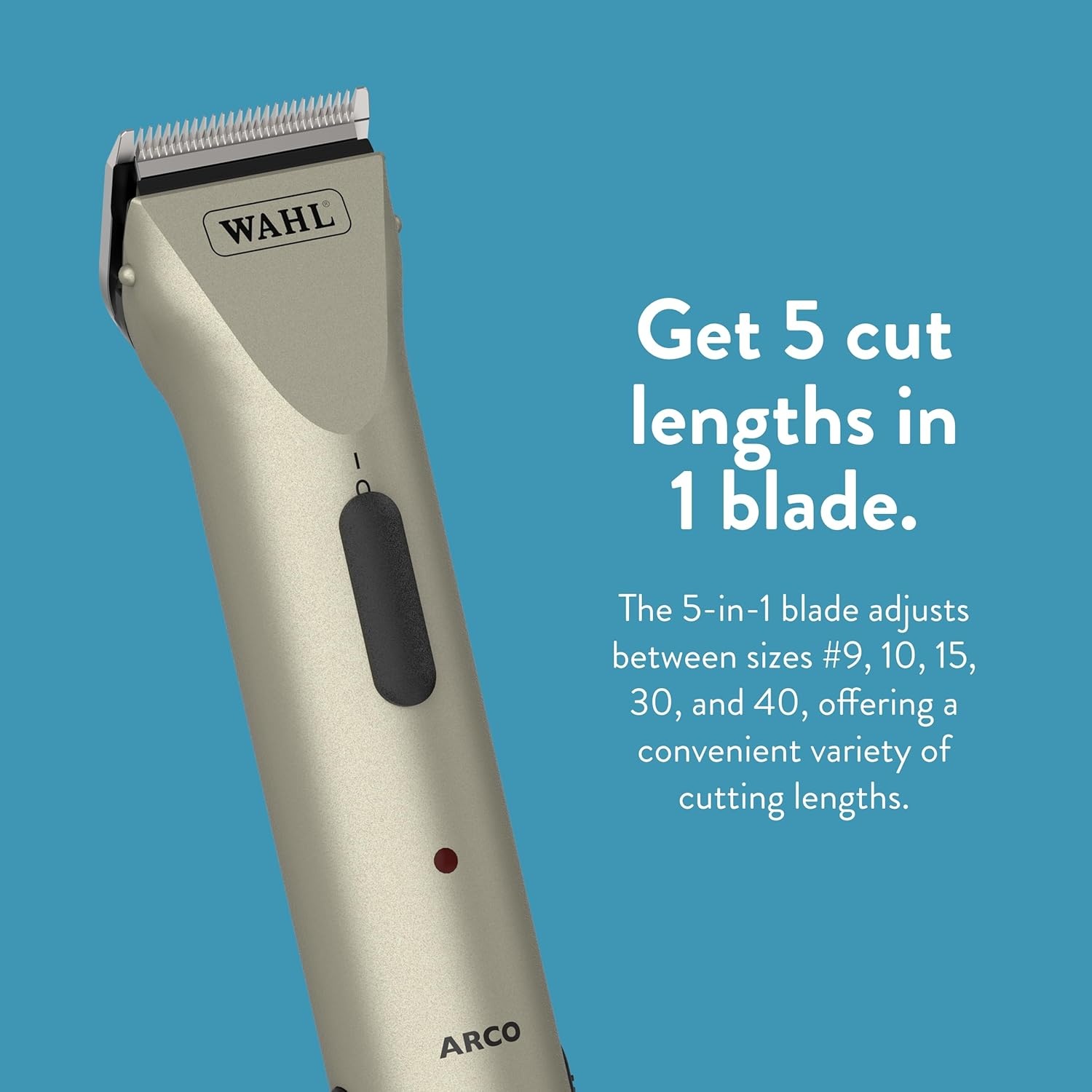 imageWahl Professional Animal Arco Equine Horse Cordless Clipper Kit Champagne 8786800