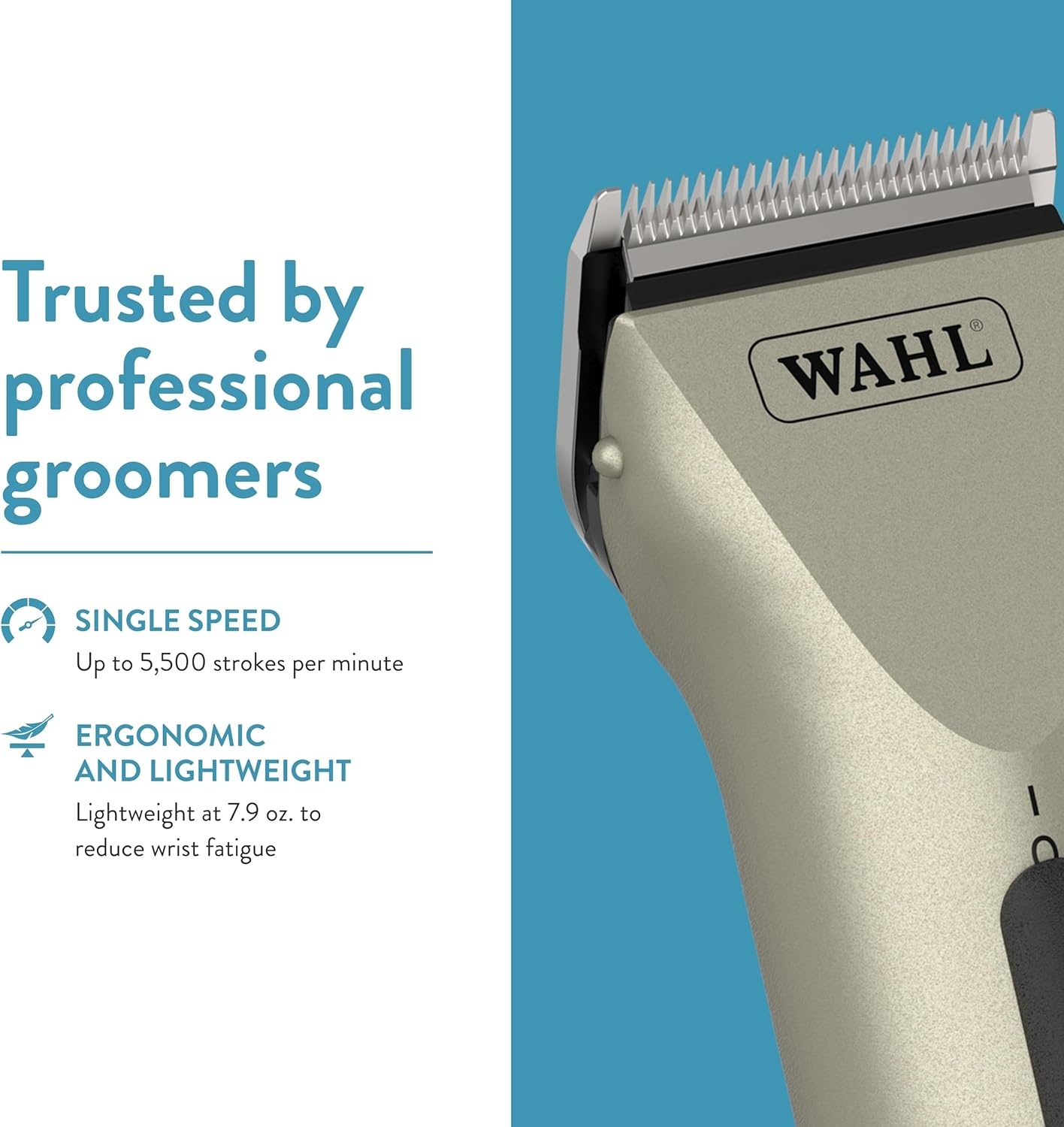 imageWahl Professional Animal Arco Equine Horse Cordless Clipper Kit Champagne 8786800