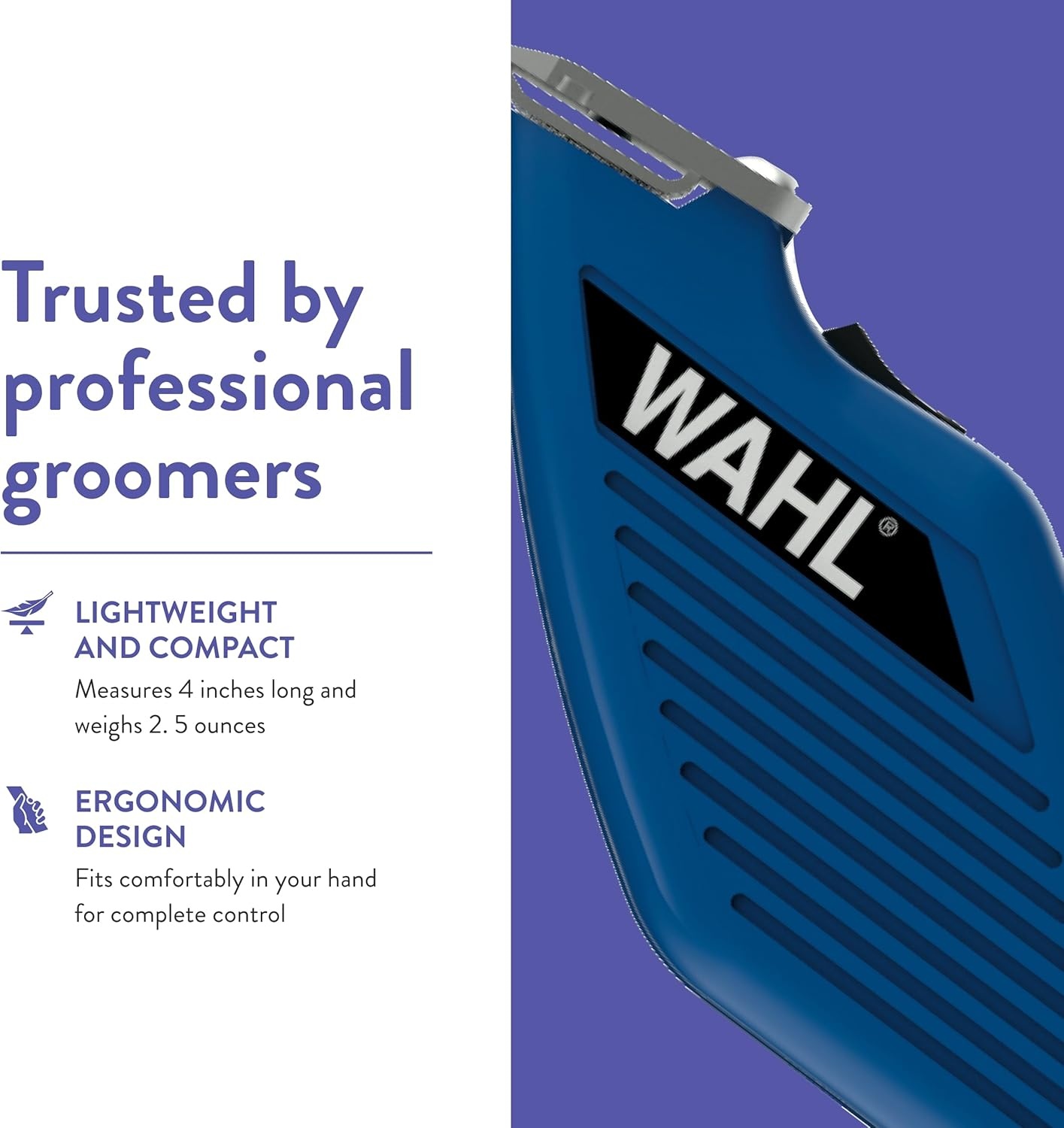imageWahl Professional Animal Pocket Pro Equine Compact Horse Trimmer and Grooming Kit Blue