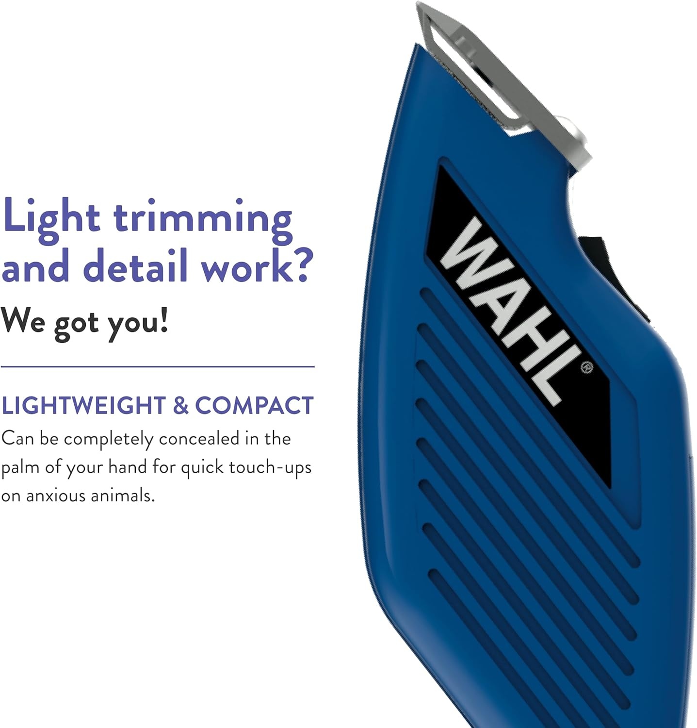 imageWahl Professional Animal Pocket Pro Equine Compact Horse Trimmer and Grooming Kit Blue