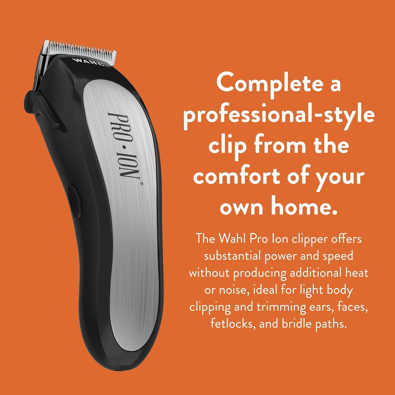 imageWahl Professional Animal Pro Ion Equine Cordless Horse Clipper amp Grooming Kit 9705100 Premium Horse Clippers Horse Grooming Supplies with 2 Hour Run Time