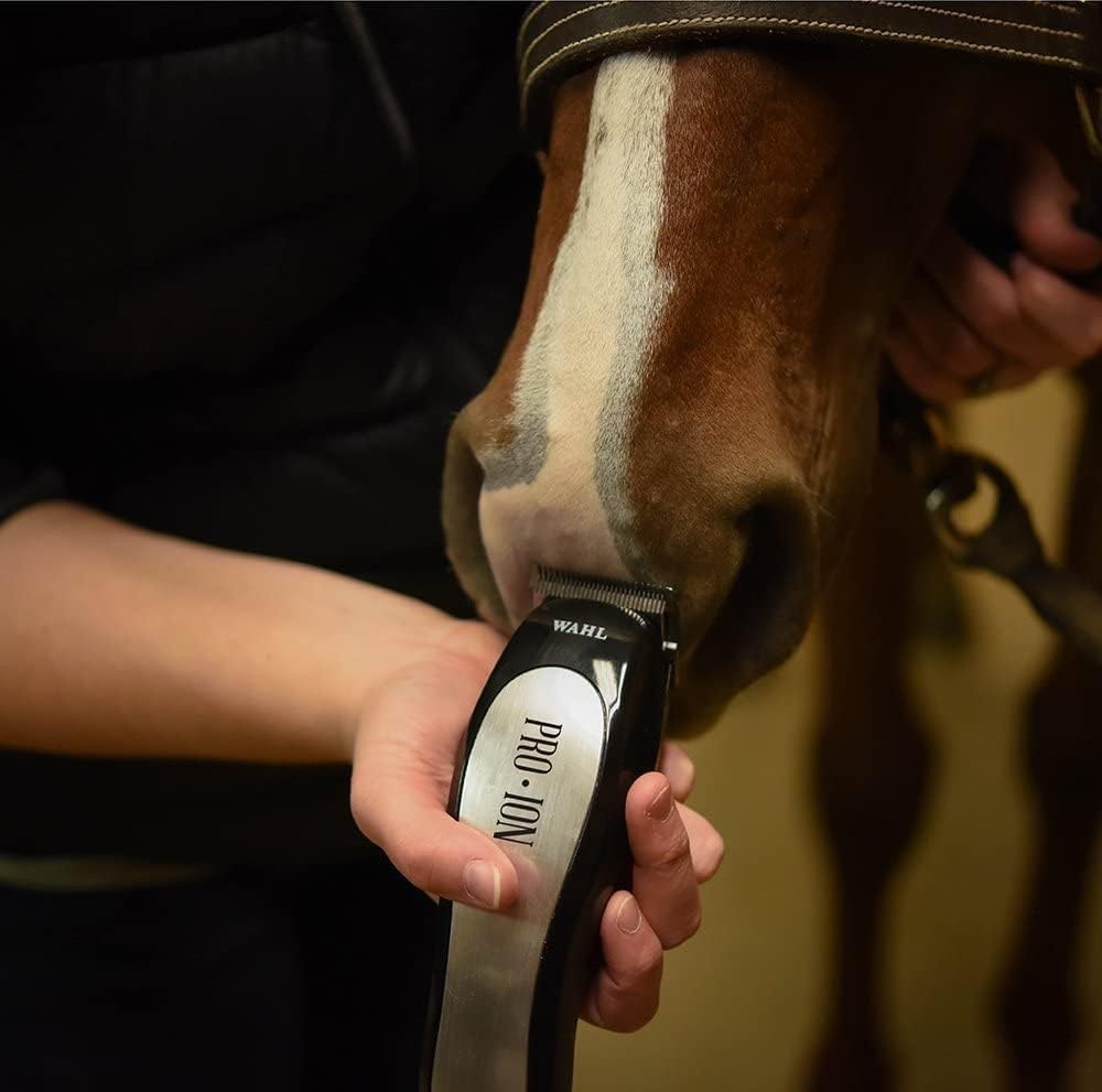 imageWahl Professional Animal Pro Ion Equine Cordless Horse Clipper amp Grooming Kit 9705100 Premium Horse Clippers Horse Grooming Supplies with 2 Hour Run Time