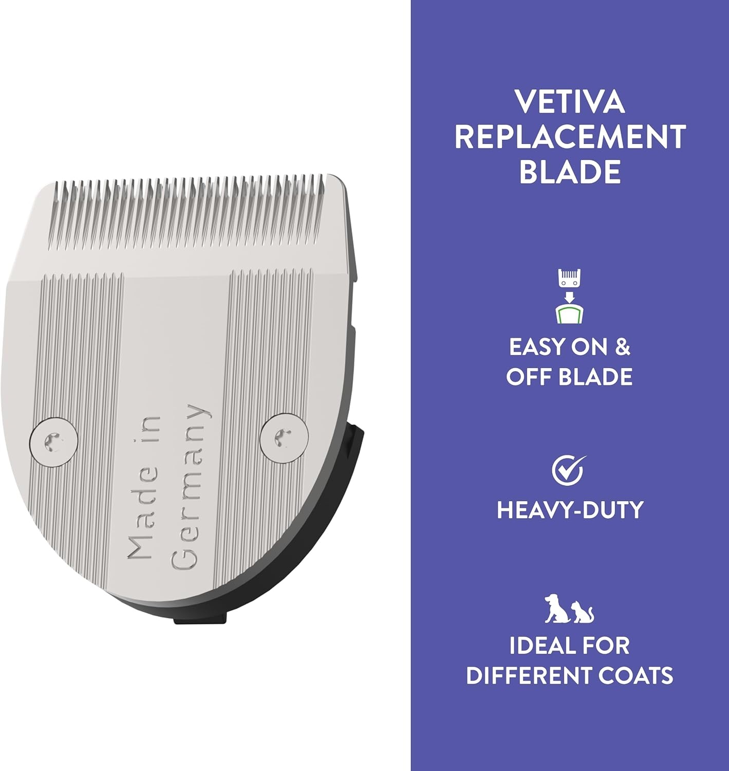 imageWahl Professional Animal Vetiva Mini Cordless Veterinary Trimmer for Dogs Cats amp Pets 88420 for Cats Dogs amp More Veterinary Grade Pet Mini Safe Trimmer WhiteReplacement Blade