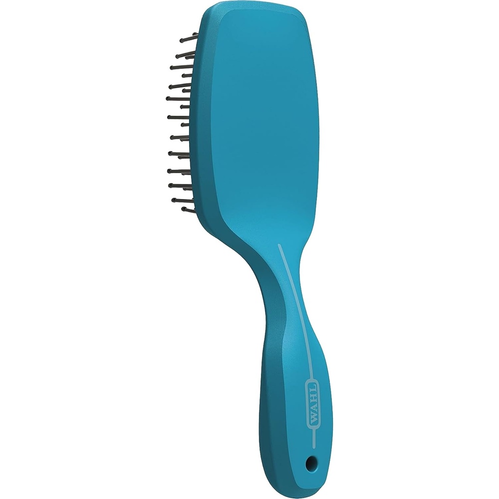 imageWAHL Professional Animal Equine Grooming Tool Mane amp Tail Brush 858709100 for Horses BlackTurquoise
