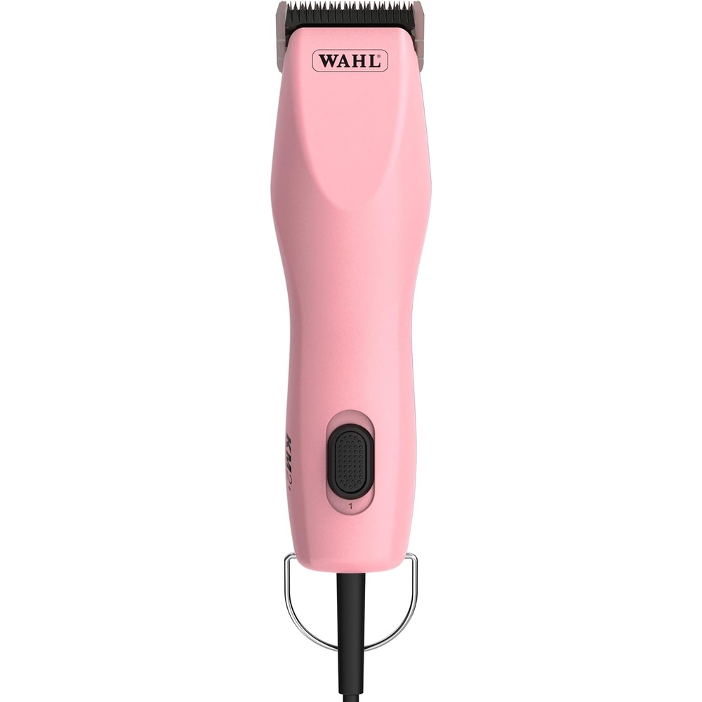 imageWahl Pro Animal KM2 Corded Clipper Pet Clippers for Cats Dogs amp Horses Premium Grooming Tools 2 Speeds amp 14Foot Cord Pink