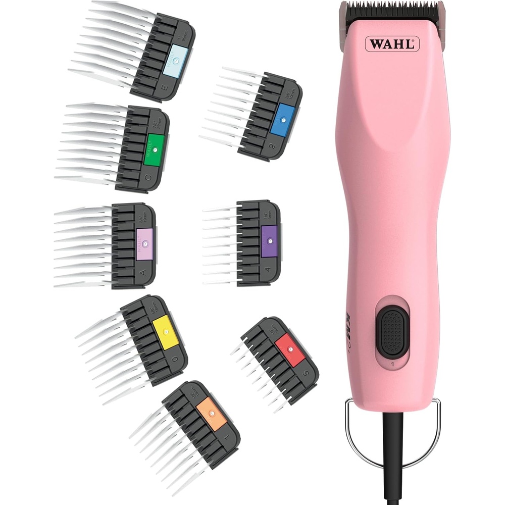 imageWahl Pro Animal KM2 Corded Clipper and Stainless Steel Attachment Guide Set