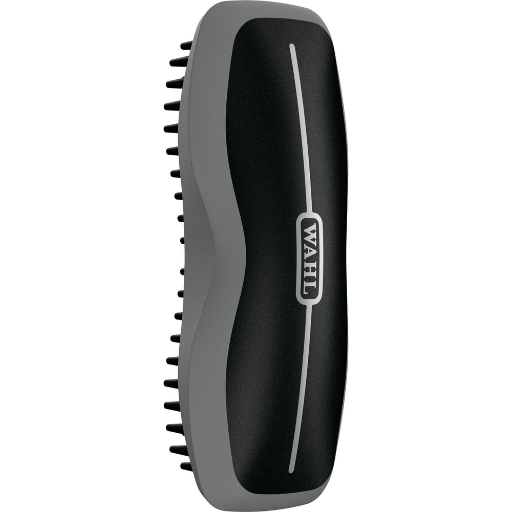 imageWahl Professional Animal Ergonomic Horse Grooming Rubber Curry Brush 858712 Black Hair Type All For EquestriansBlack