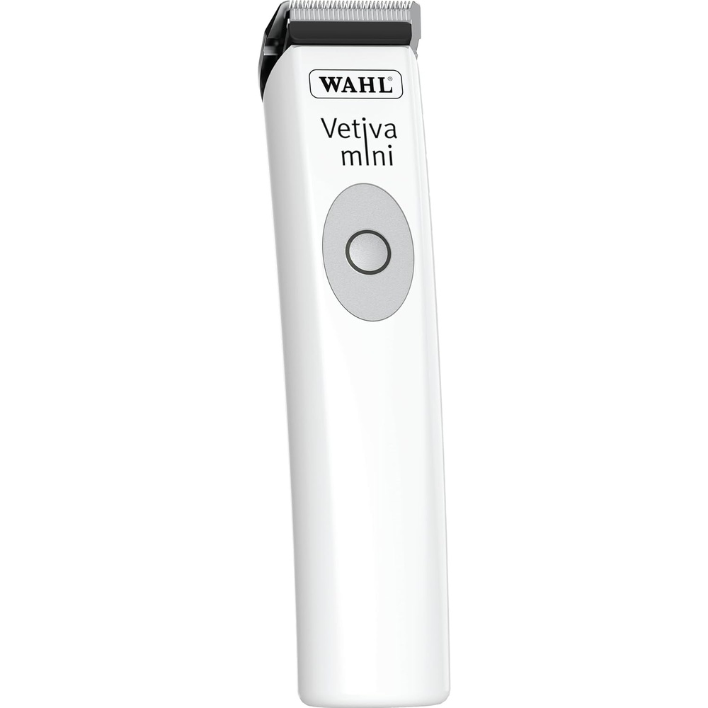 imageWahl Professional Animal Vetiva Mini Cordless Veterinary Trimmer for Dogs Cats amp Pets 88420 for Cats Dogs amp More Veterinary Grade Pet Mini Safe Trimmer WhiteTrimmer