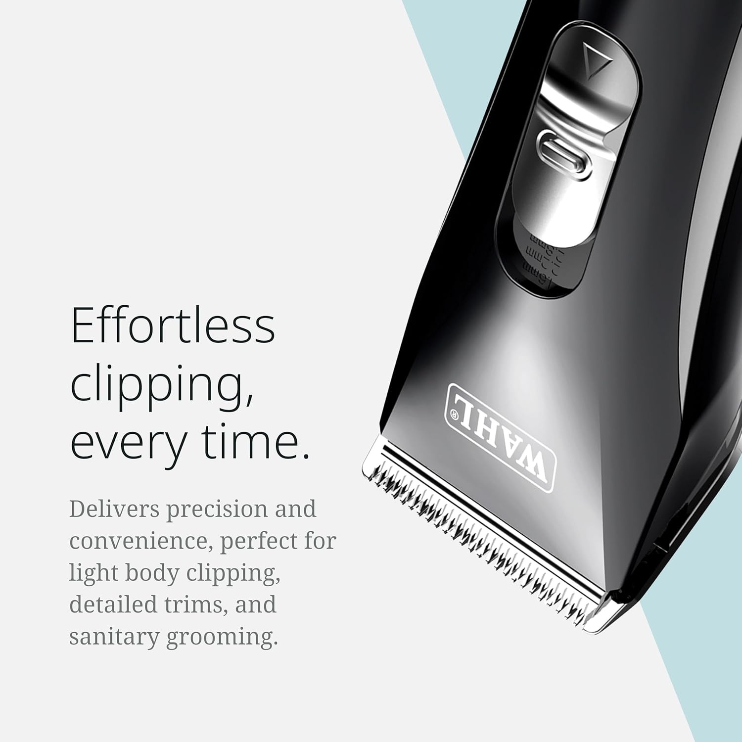 imageWahl Pro Animal 4in1 Bladeset for Smart Clip Pet Clipper Adjustable Grooming Blade for Light Body Clipping Trim Work amp Sanitary Areas HighPerformance ChromePlated Replacement Blade