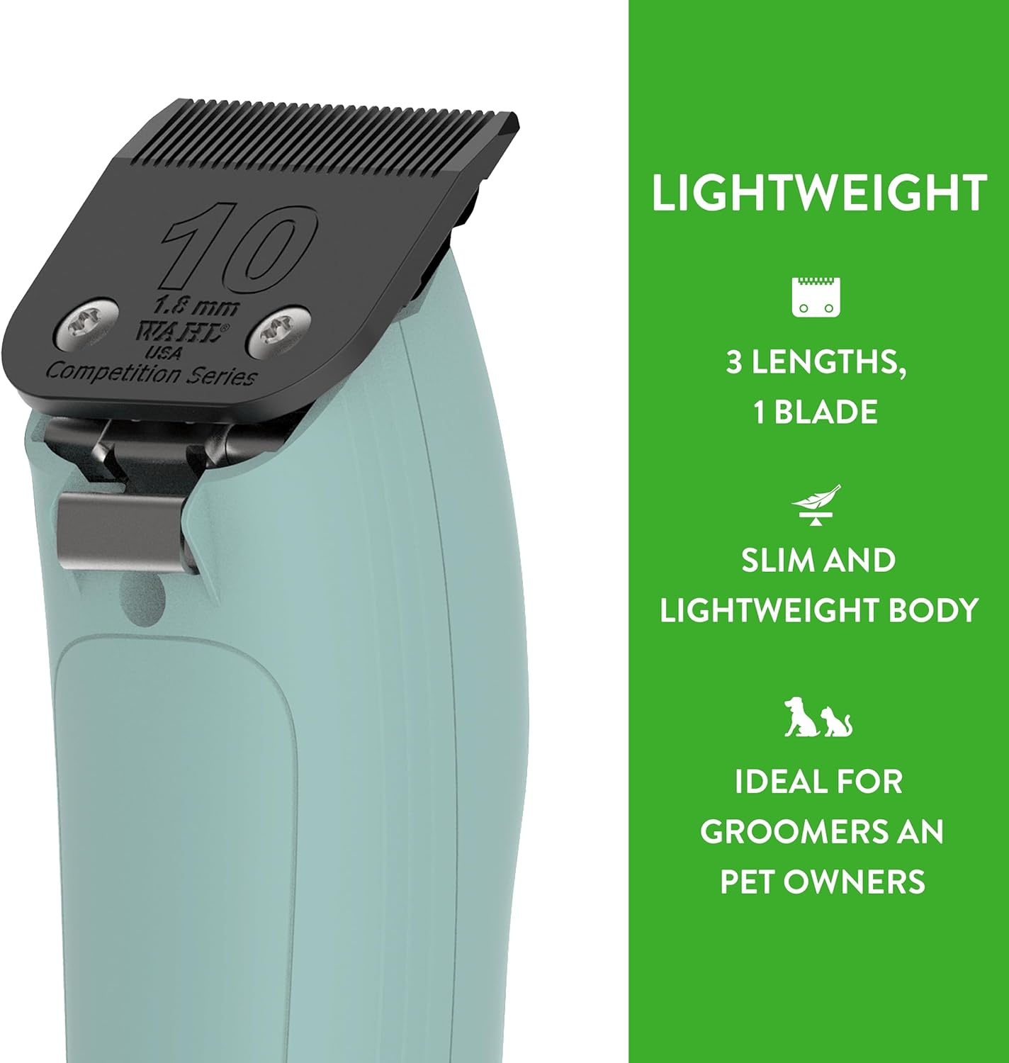 imageWahl Pro Animal KM Inspire Grooming Clippers Powerful Brushless Motor Professional Grooming Kit for Dog Cat amp Horse Corded Dog Groomer 4 Stainless Steel Guide Combs