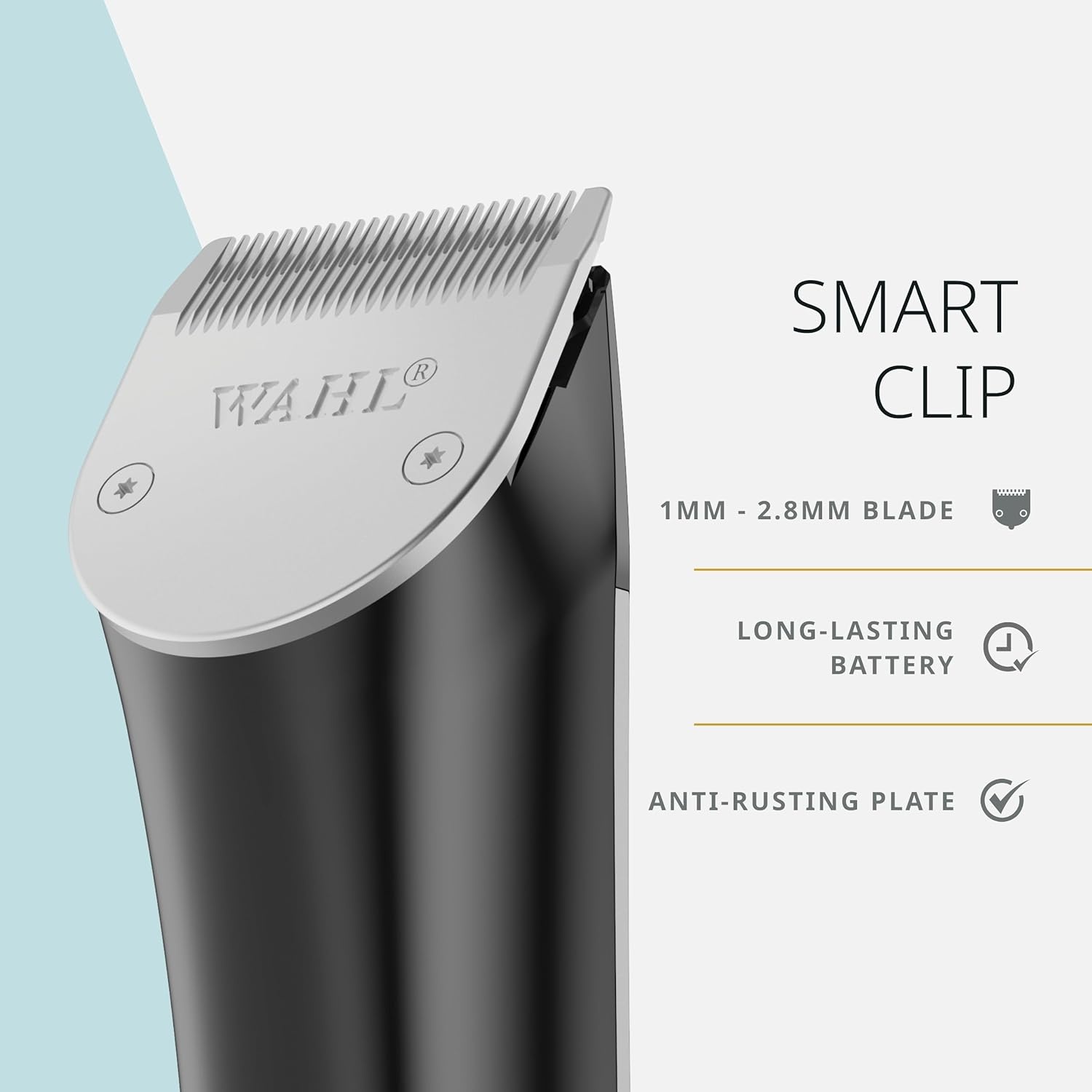image:imageWahl Pro Animal Smart Clip Effortless atHome Grooming Cordless Clipper with LCD Screen Rechargeable Battery Supports Adjustable Cutting Length Quiet Grooming Tool