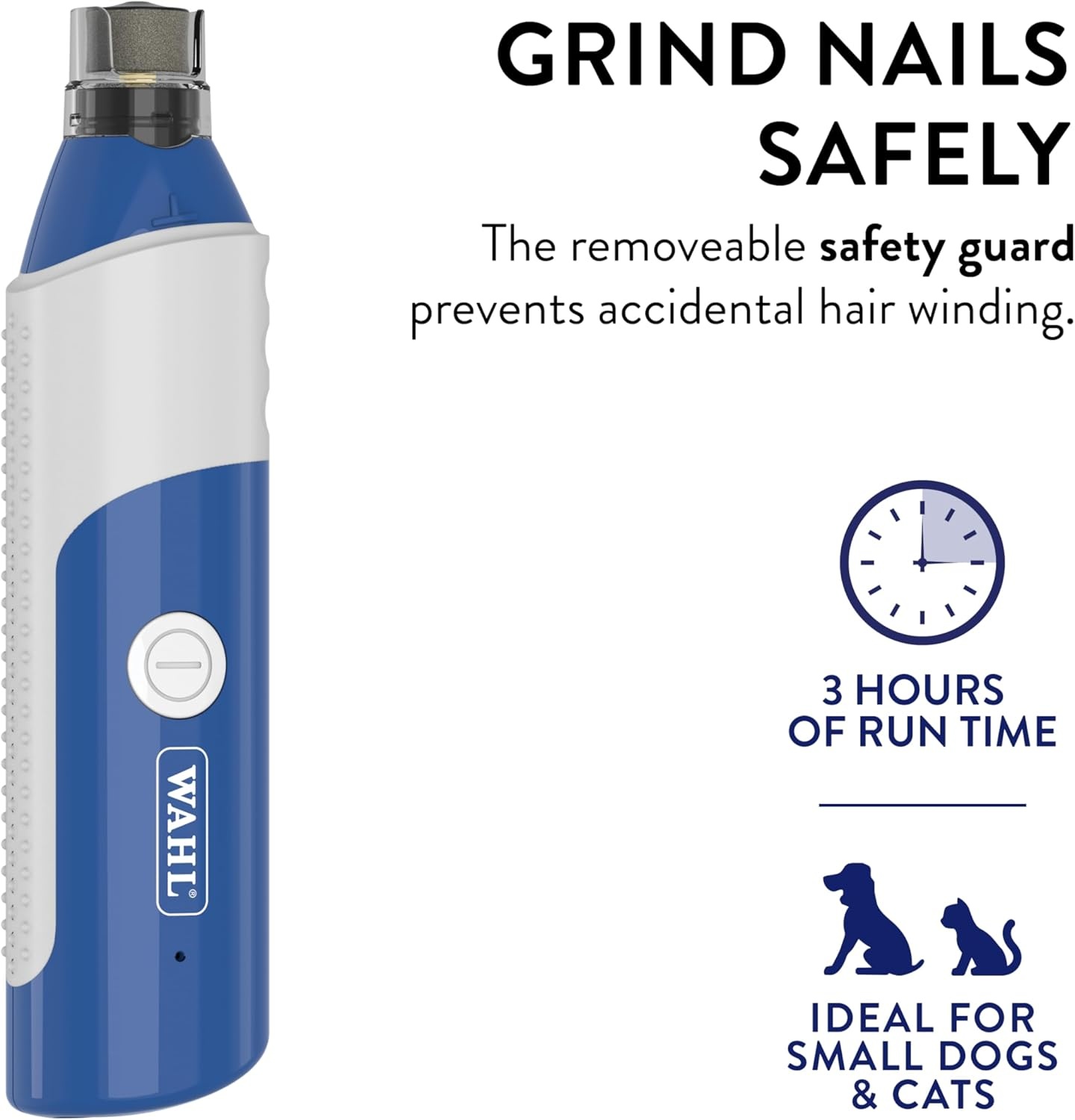 imageWahl Professional Animal Flexion Cat and Dog Nail Grinder Professional 2Speed Rechargeable Electric Pet Nail Trimmer Paw Grooming amp Smoothing for Dogs amp Cats 3023207