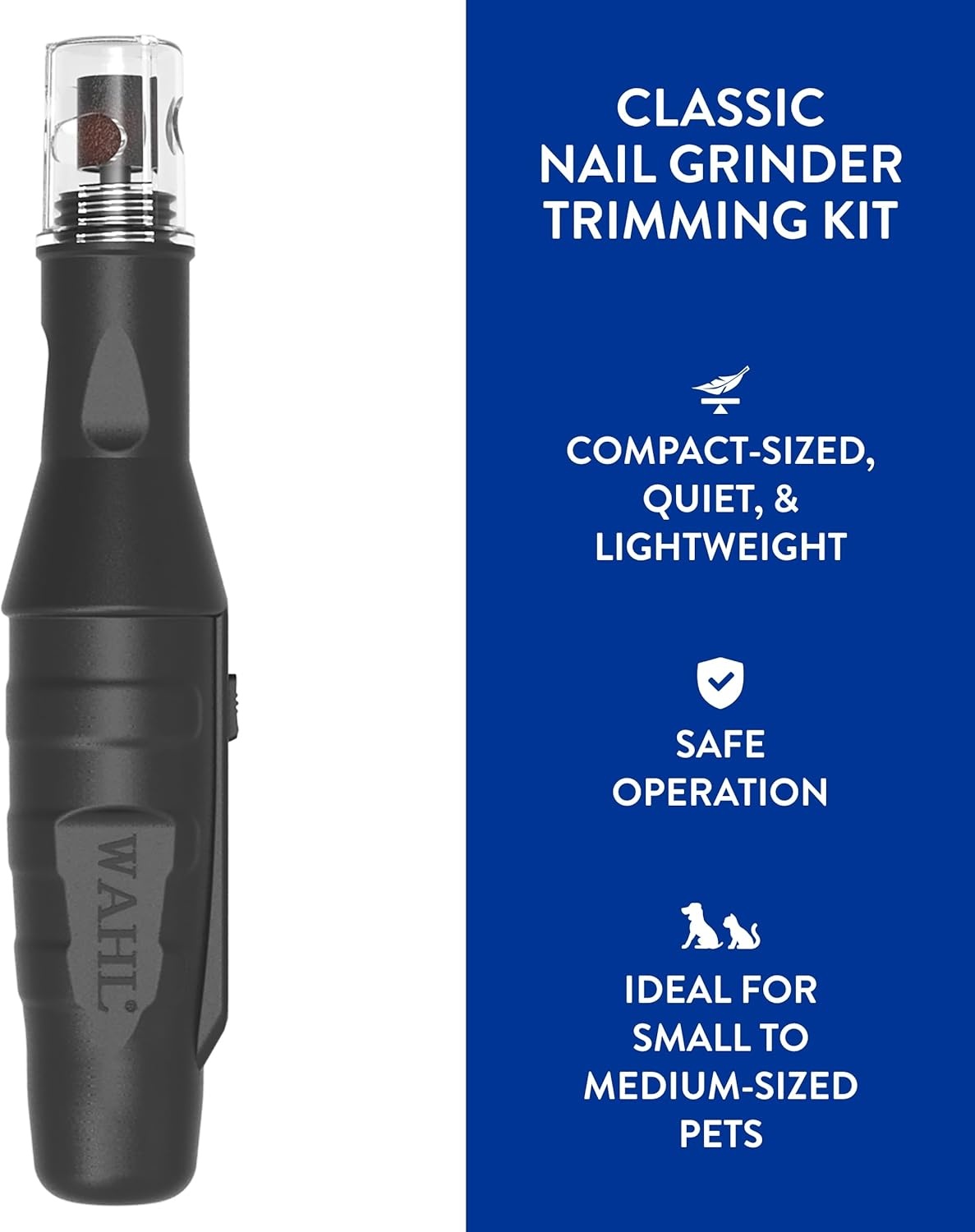 imageWahl Professional Animal Pet Dog and Cat Classic Nail Grinder Trimming Kit 59719 Piece Set