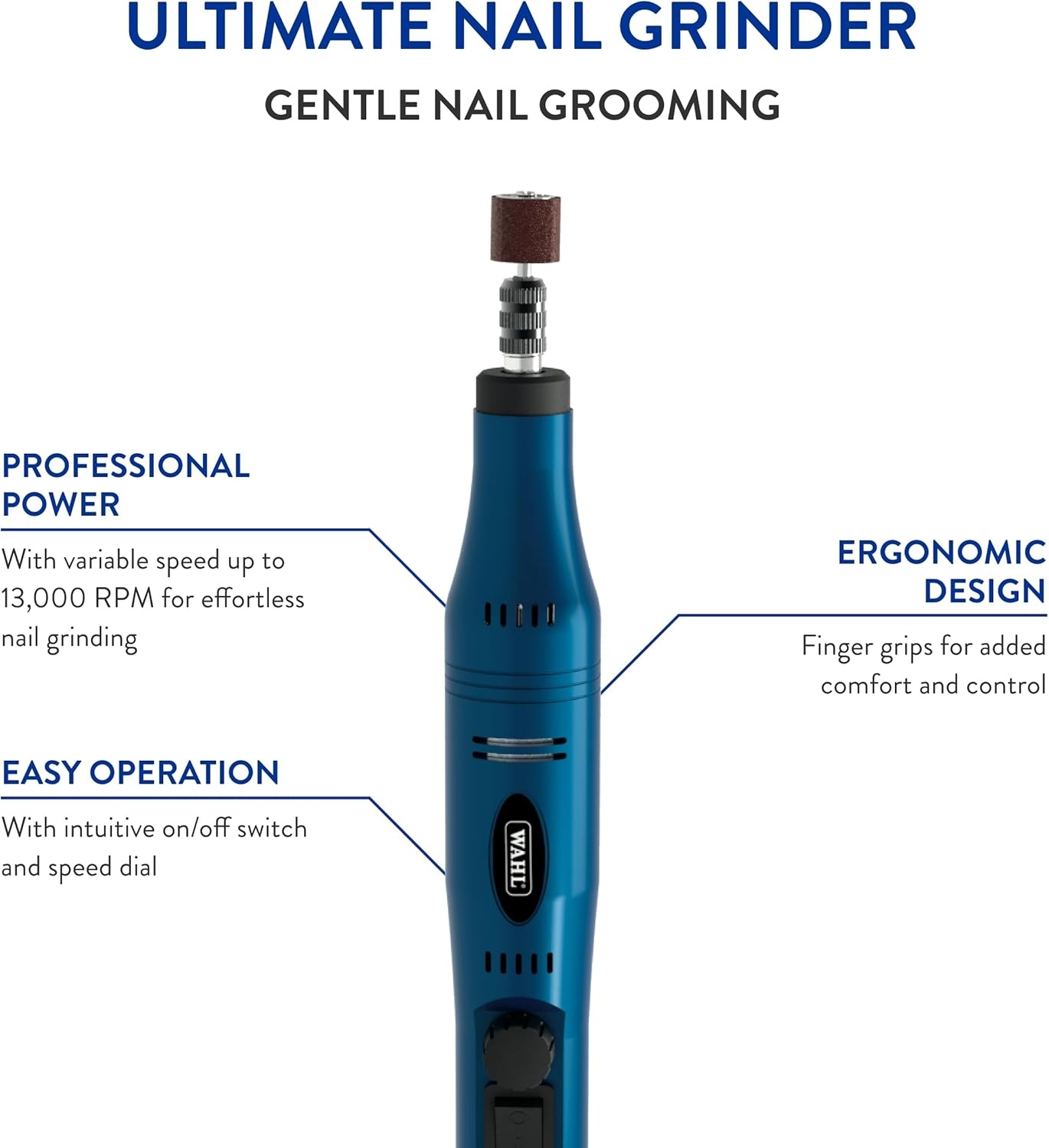 imageWahl Professional Animal Pet Dog and Cat Ultimate Nail Grinder Trimming Kit 5973
