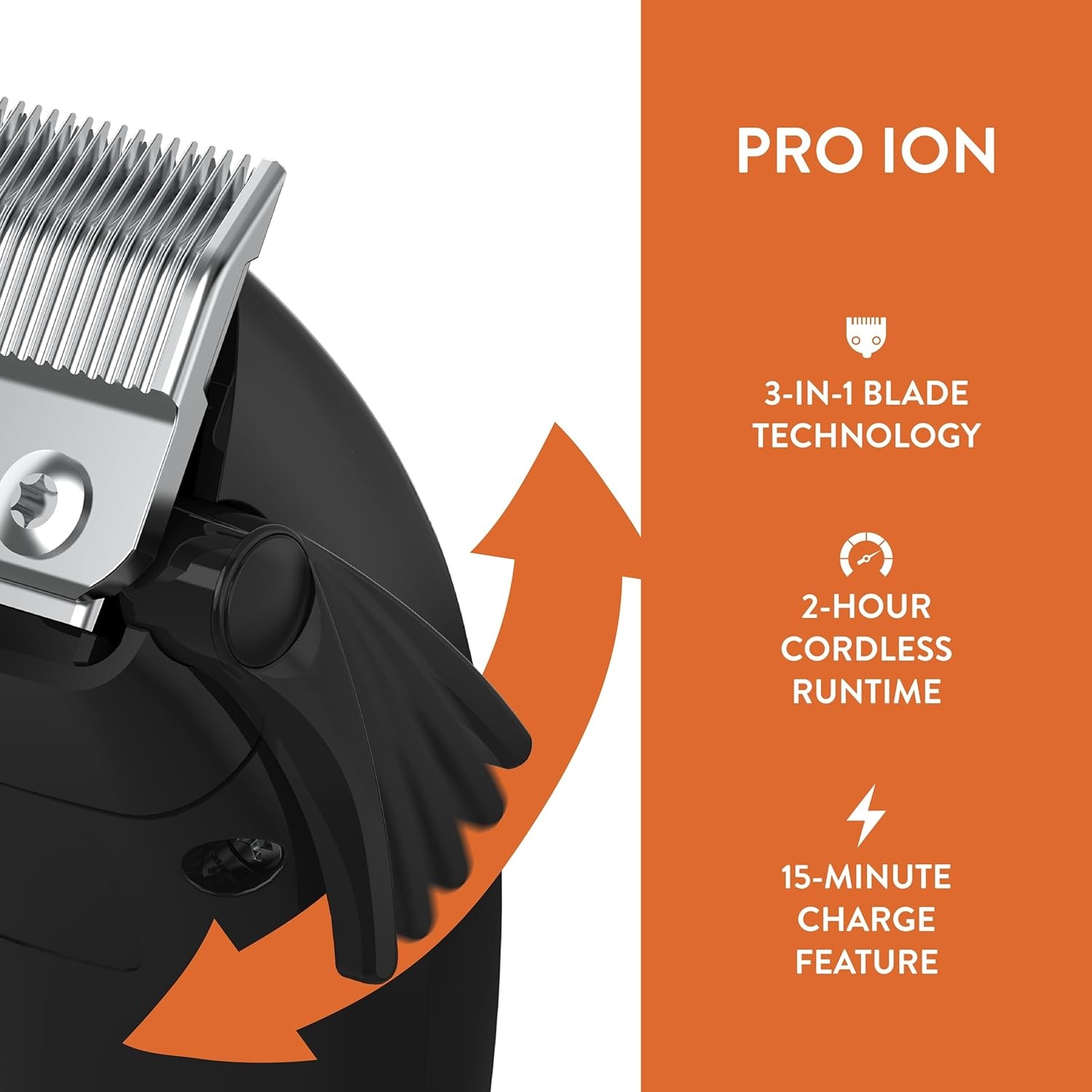 imageWahl Professional Animal Pro Ion Pet Dog amp Cat Cordless Clipper Kit 9705 Cat Dog amp Pet Grooming Kit Great Pet Grooming Clippers for FirstTime Groomers with 2 Hour Run TimeChrome