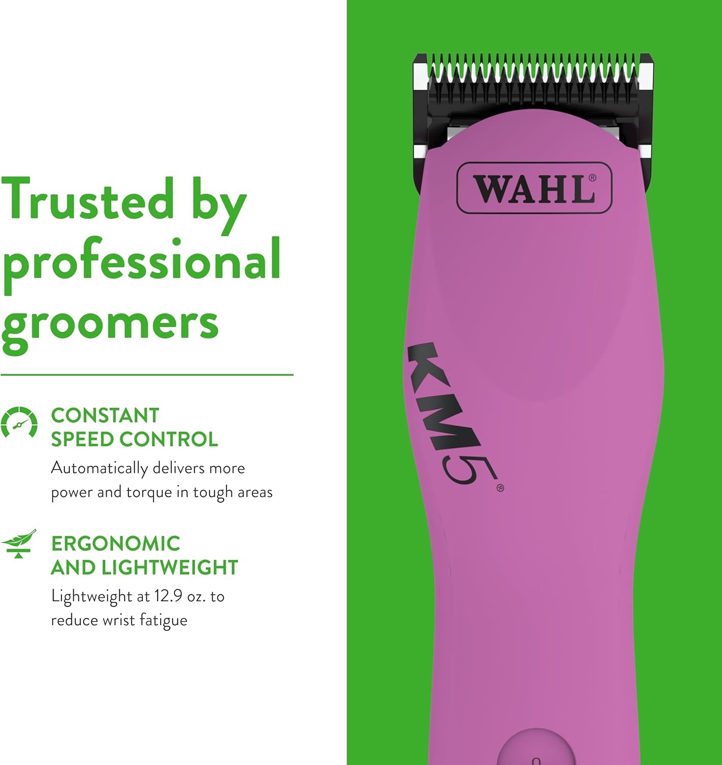 image:imageWahl Professional Animal Thick Coat Pet Clipper amp Dog Clipper 9787300 Hair Remover Grooming Clippers for Dog Cat for Thick Haired Pets 2 Speeds PinkPink