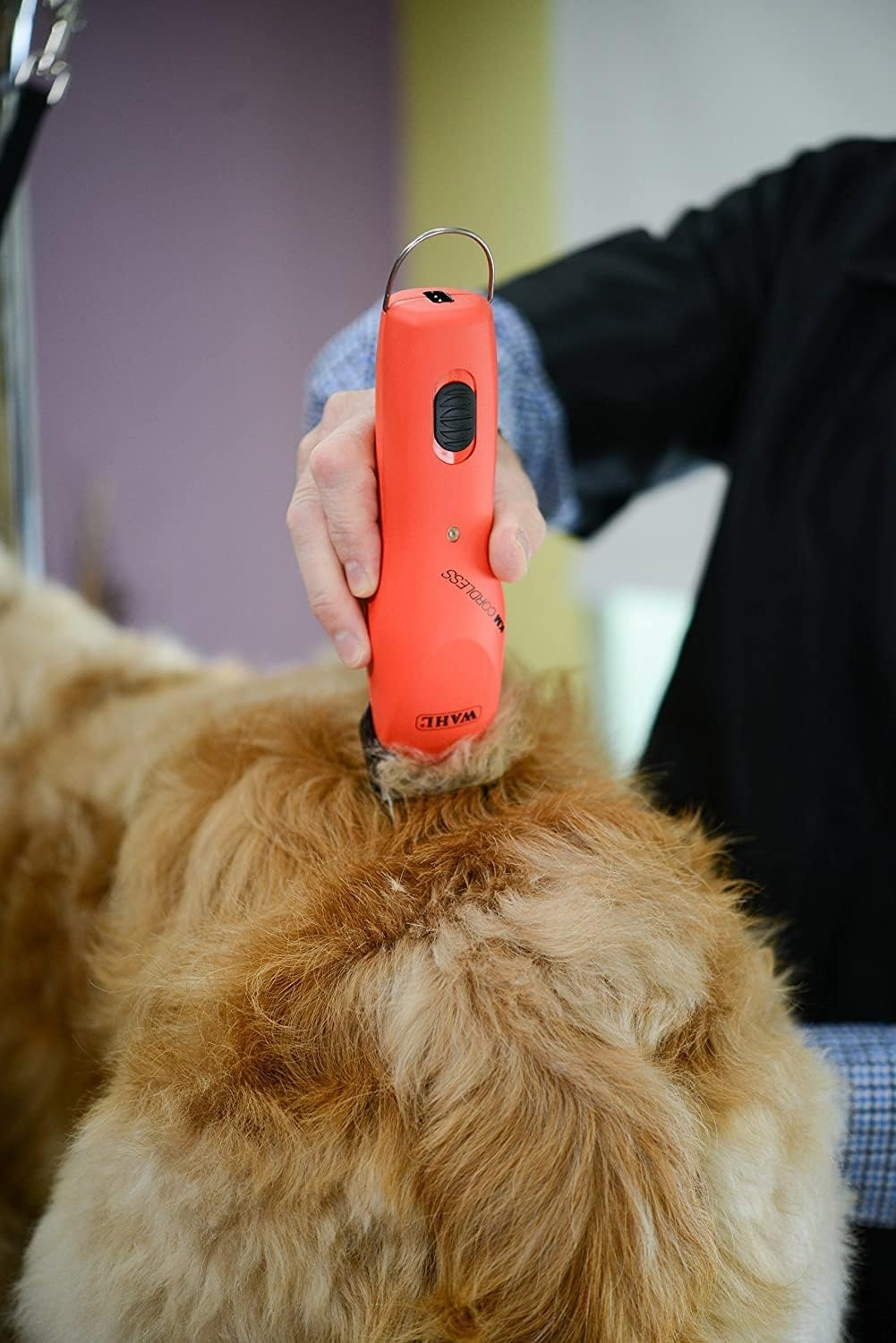 image:imageWahl Professional Animal Thick Coat Pet Clipper amp Dog Clipper 9787300 Hair Remover Grooming Clippers for Dog Cat for Thick Haired Pets 2 Speeds PinkPoppy