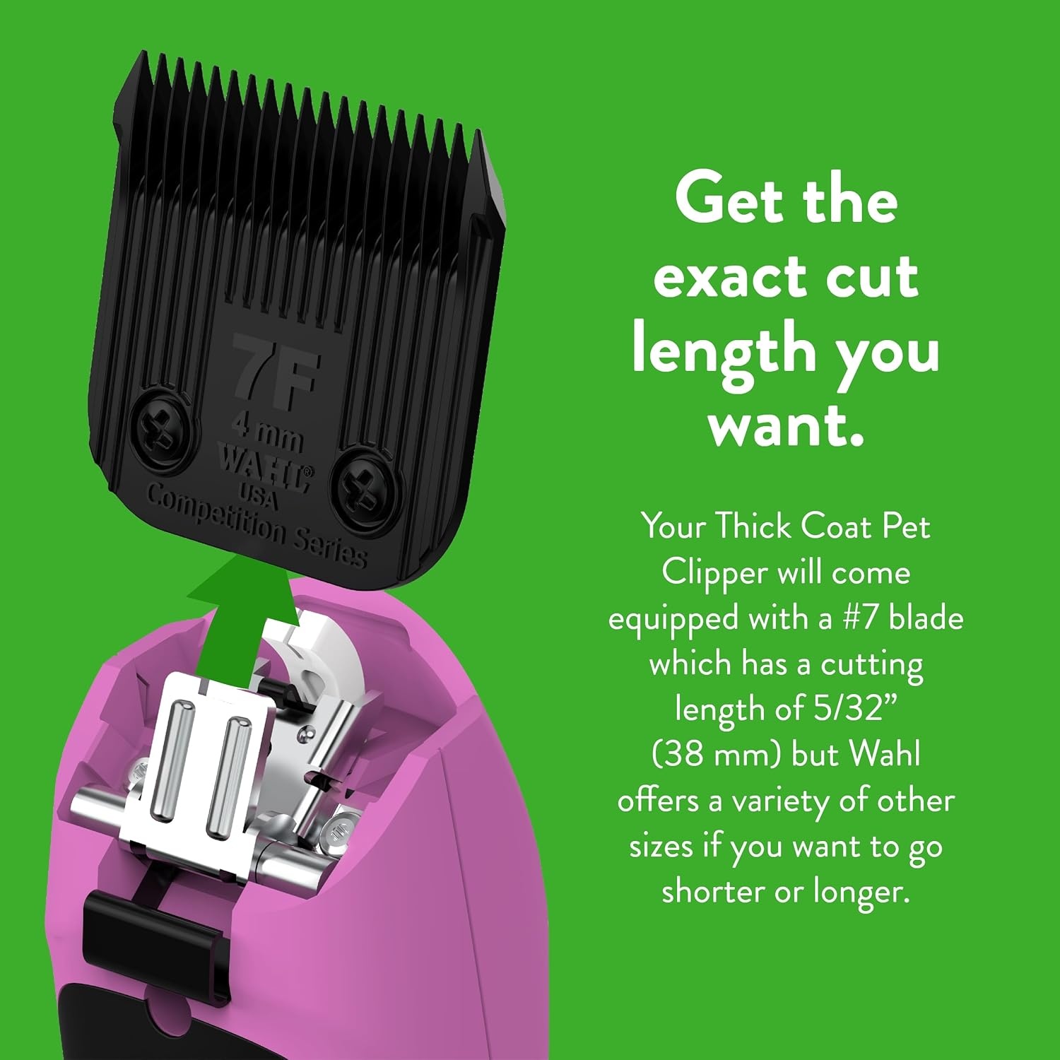 image:imageWahl Professional Animal Thick Coat Pet Clipper amp Dog Clipper 9787300 Hair Remover Grooming Clippers for Dog Cat for Thick Haired Pets 2 Speeds PinkPink