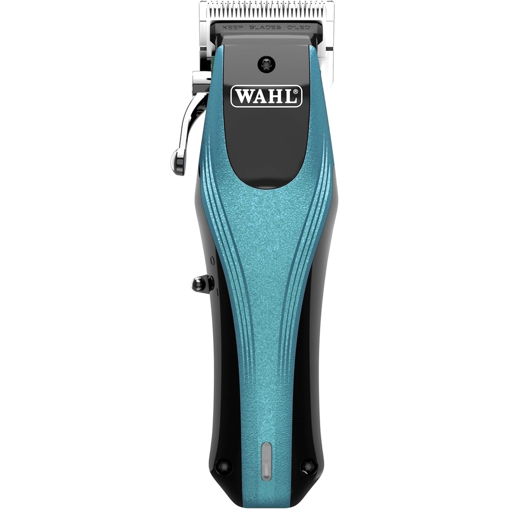 image:imageWahl Pro Animal Groom Lite Pet Clipper Cordless amp USB Charging Adjustable Blades Professional Grooming Kit for Dogs Cats amp Small Pets BlackMetallic Blue