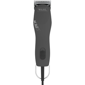 Wahl Pro Animal Curly Coat – KM 2-Speed Pro Clipper – Cat & Dog Grooming Clipper for Pet Care – Great for Poodles & Golden Doodles – Includes 2 Stainless Steel Guide Combs – Gunmetal